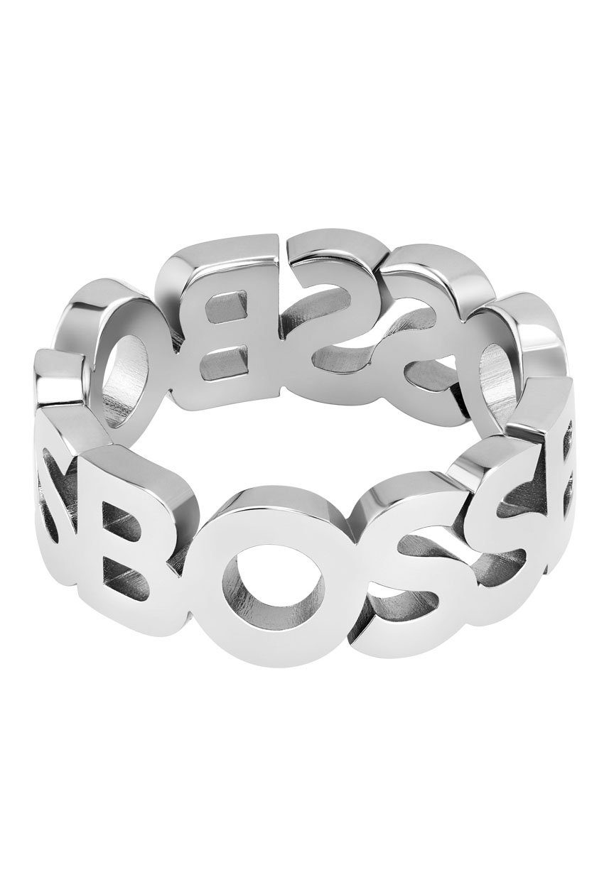 BOSS Fingerring Schmuck Edelstahl Fingerring Damenring KASSY, zu Hoodie, Shirt, Jeans, Sneaker, Underwear, HUGO, BOSS ORANGE!