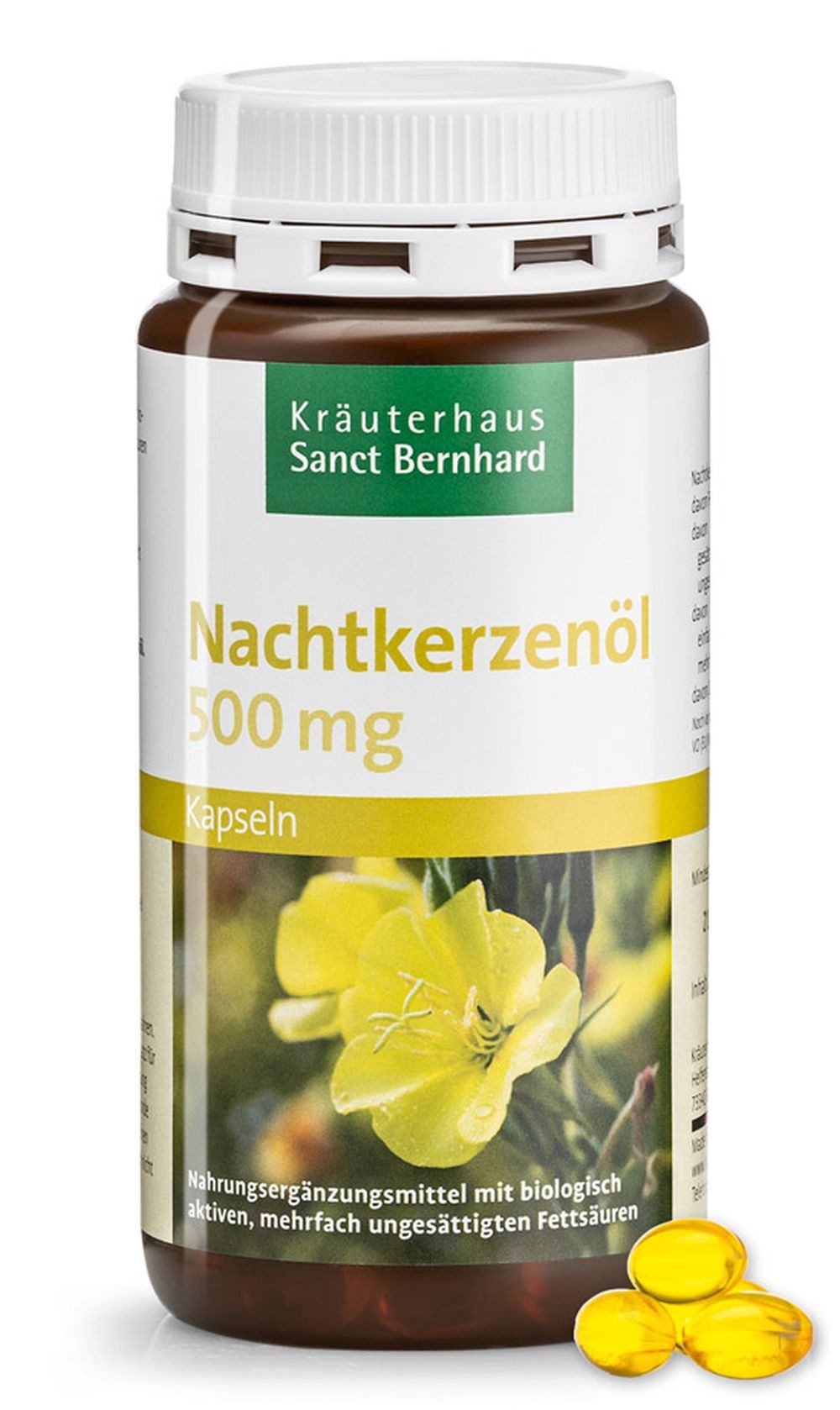 Sanct Bernhard Sanct Bernhard Nachtkerzenöl - 200 Kapseln Kapseln