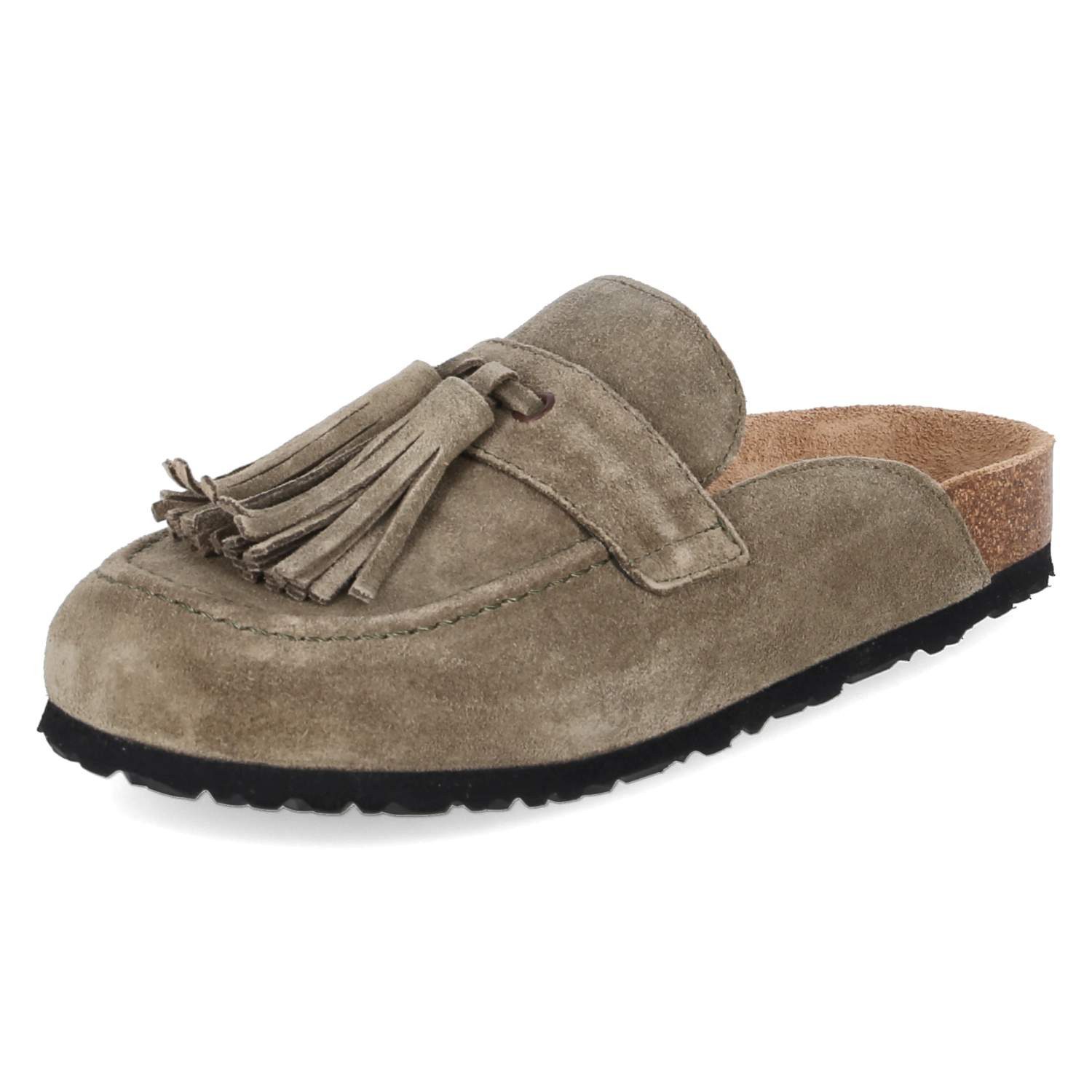 Tamaris Tamaris 1-27603-46-722 Damen Rauleder green Clog