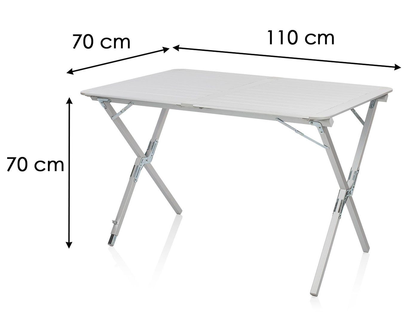 Campart Campingstuhl, Campingmöbel-Set mit 2x Hochlehner Klappstuhl und
