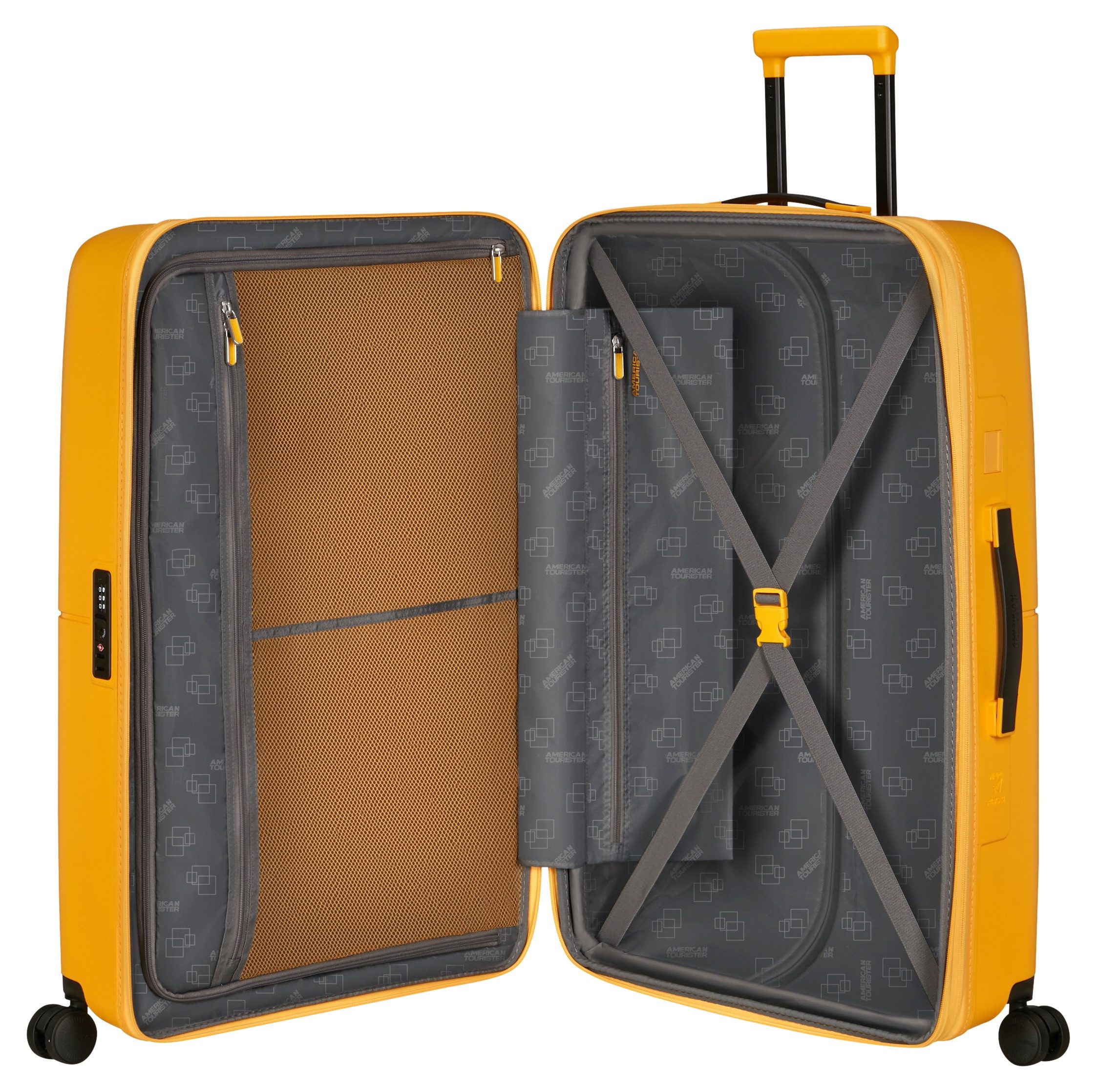 American Tourister® Hartschalen-Trolley DASHPOP 77, 4 Rollen, Koffer groß Reisekoffer TSA-Zahlenschloss Aufgabegepäck