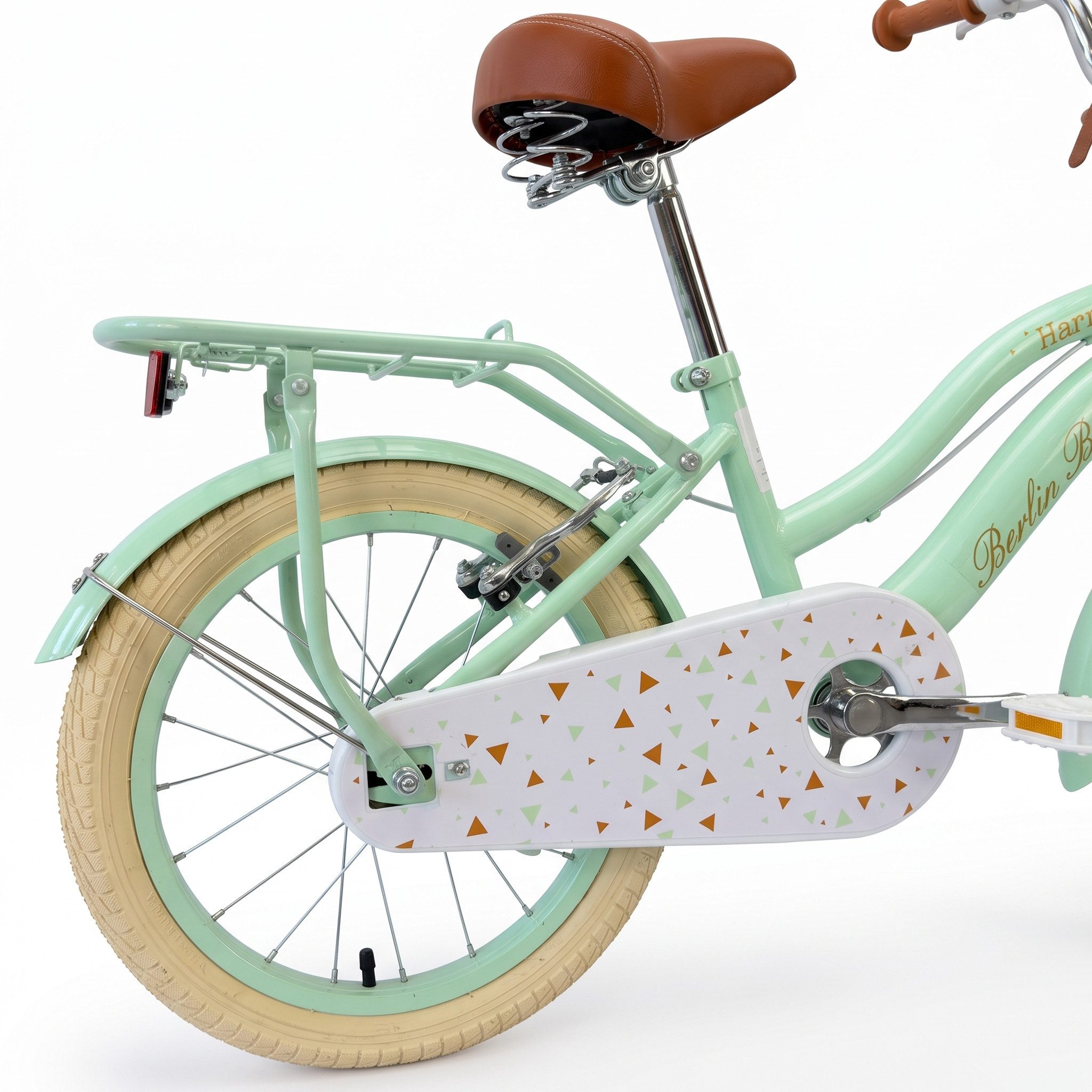 BERLIN BIKE Kinderfahrrad Harmony 16 Zoll für Jungen und Mädchen mit Stützräder, 1 Gang, 1 Gang, Spielerisch Balance und Motorik fördern