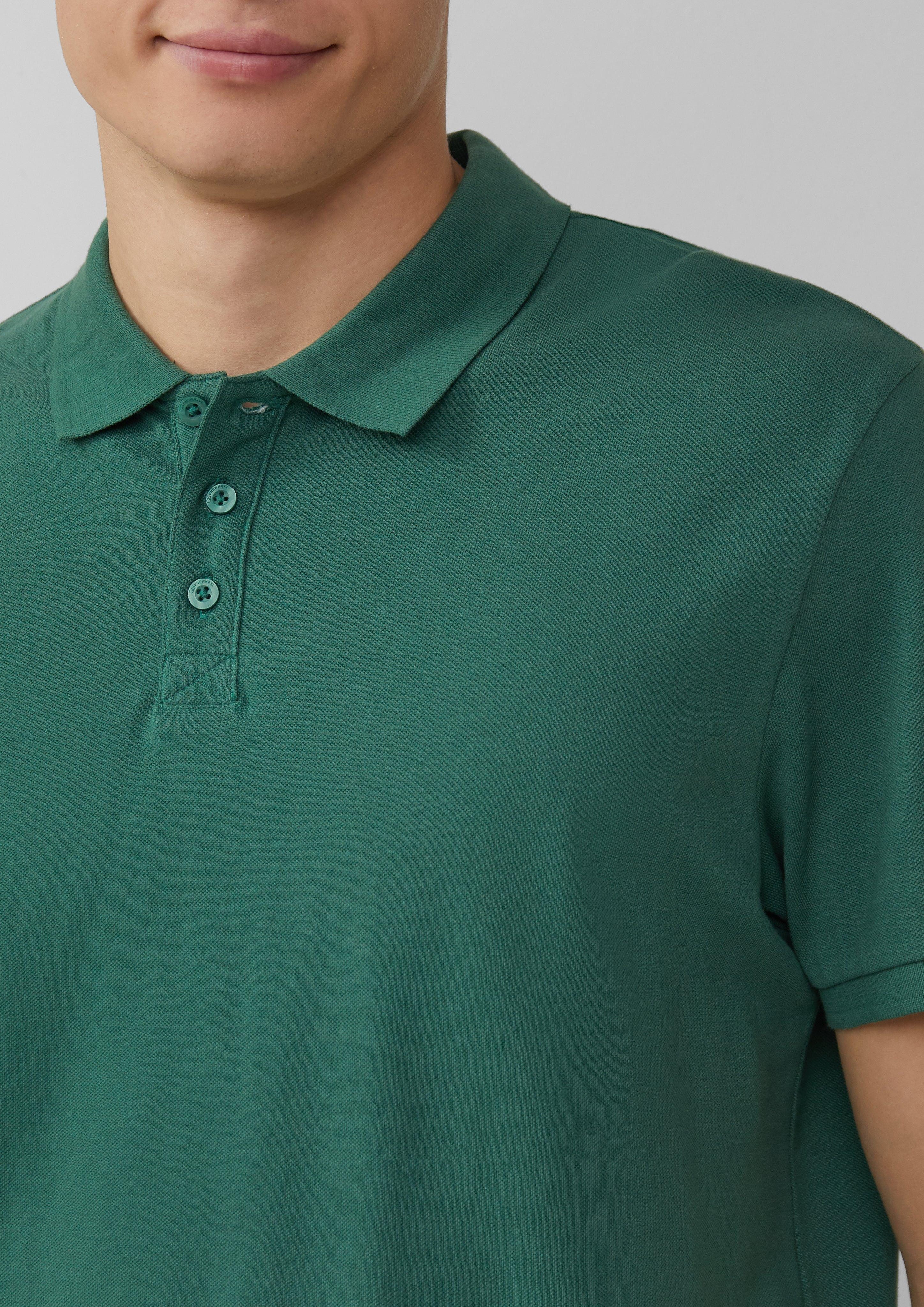 QS Kurzarmshirt Poloshirt aus Piqué günstig online kaufen