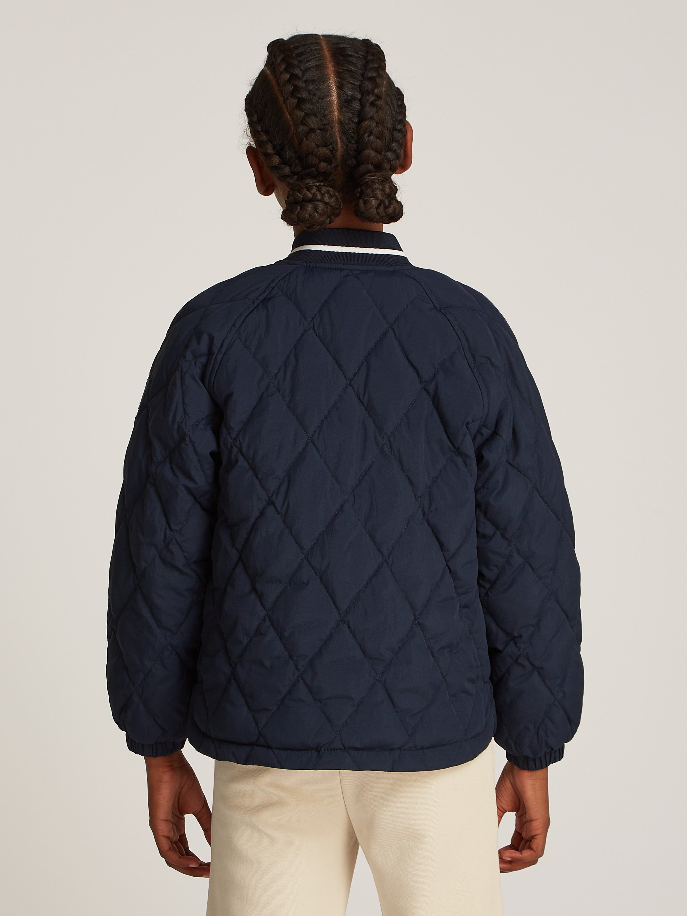 Tommy Hilfiger Steppjacke U QUILTED JACKET mit wärmender Wattierung