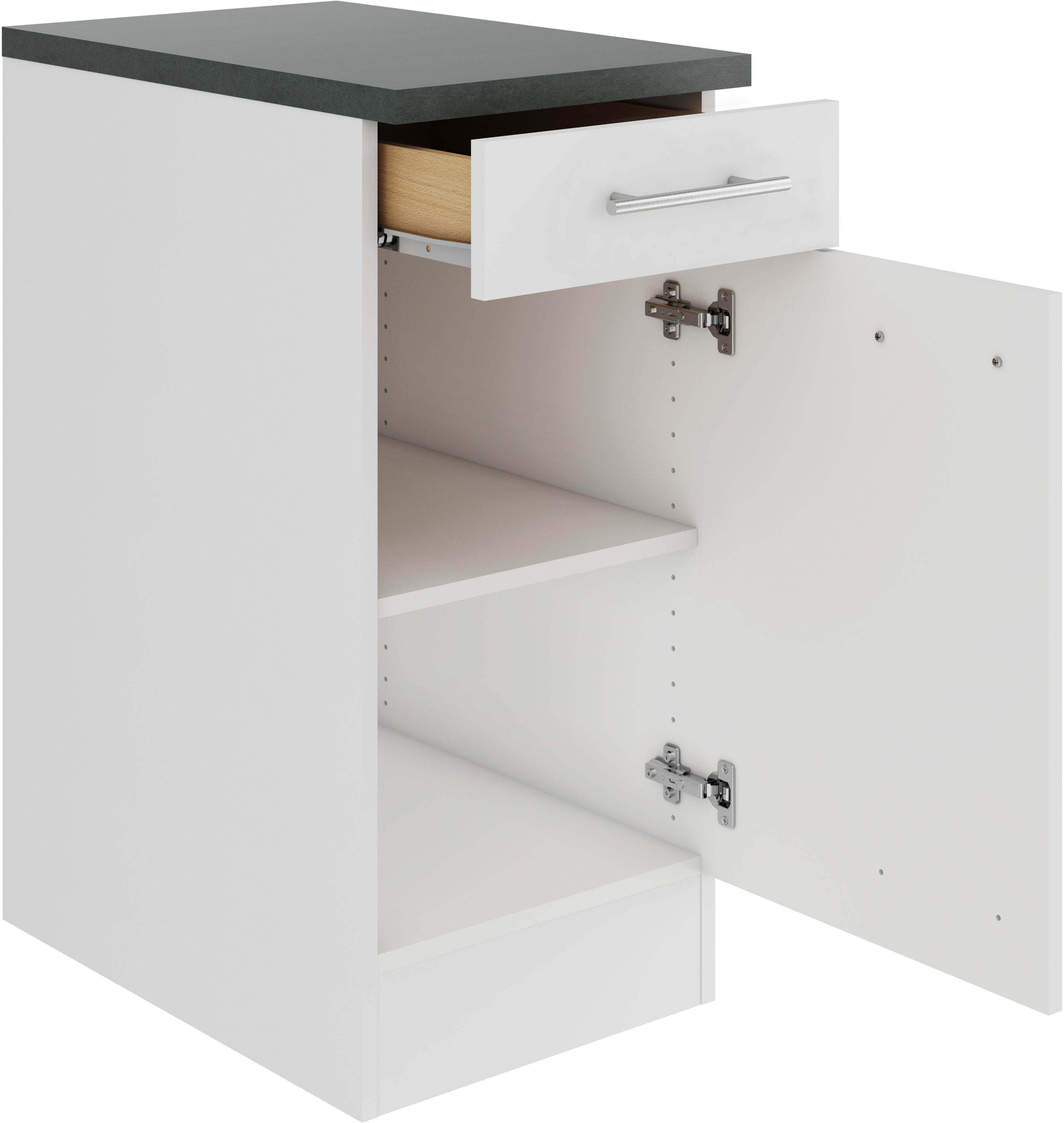 OPTIFIT Unterschrank Bella Breite 40 cm, 1 Tür, 1 Einlegeboden, 1 Schubkasten