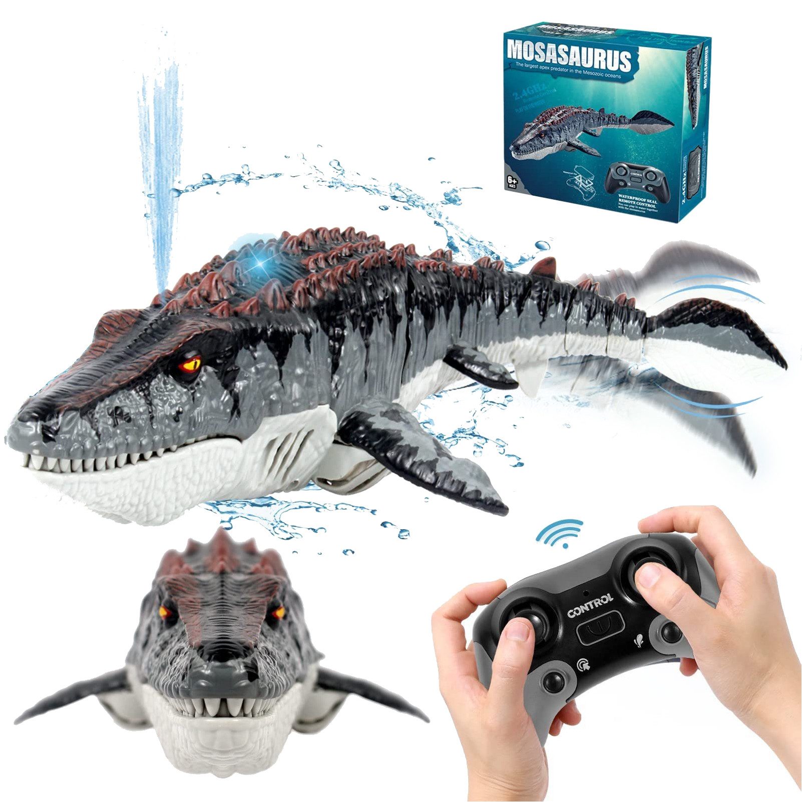 RC-Boot RC-Boot Ferngesteuerter Dinosaurier Spielzeug ab 3 4 6 jahre