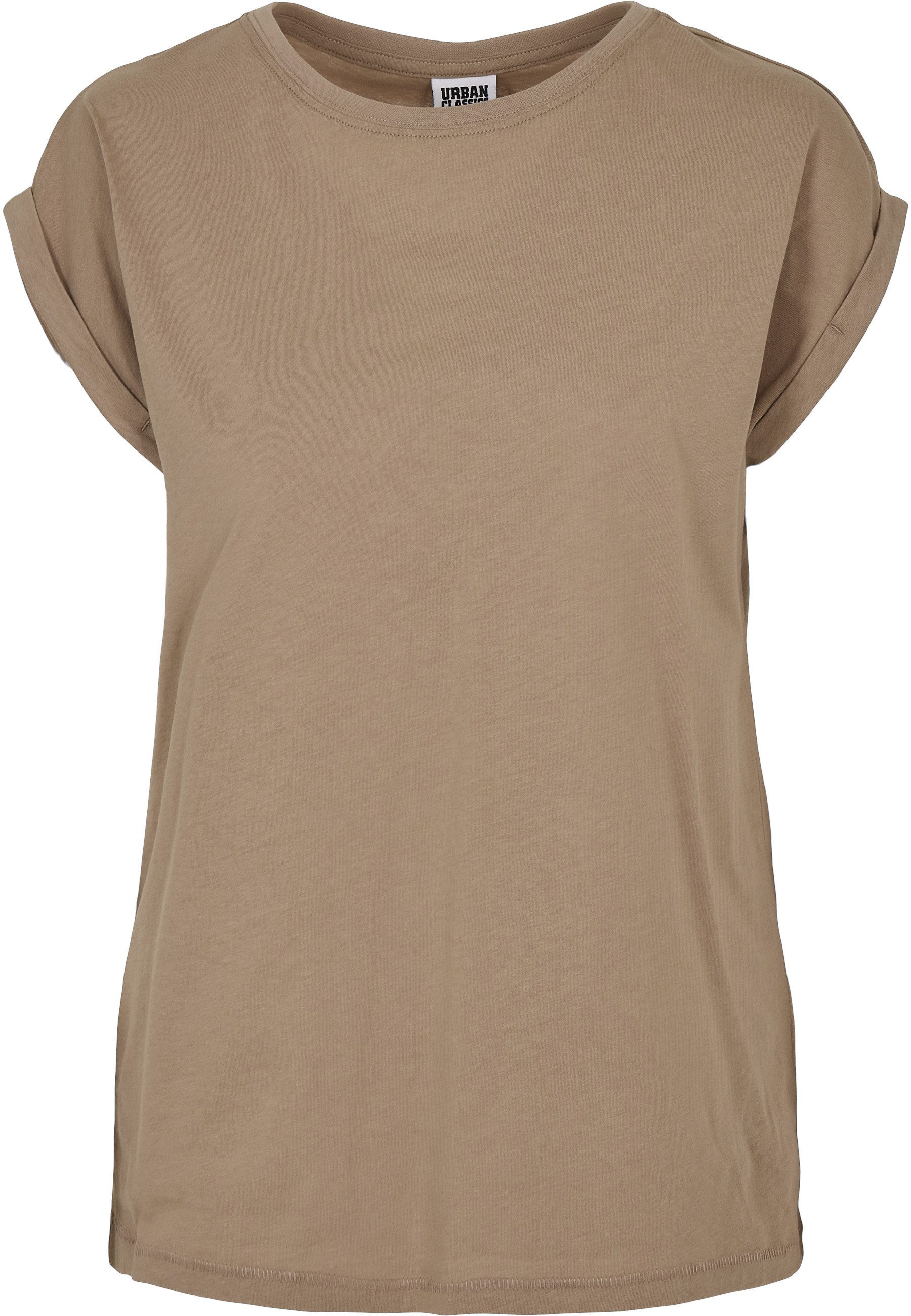 Kurzarmshirt Urban Classics Damen Ladies Extended Shoulder Tee
