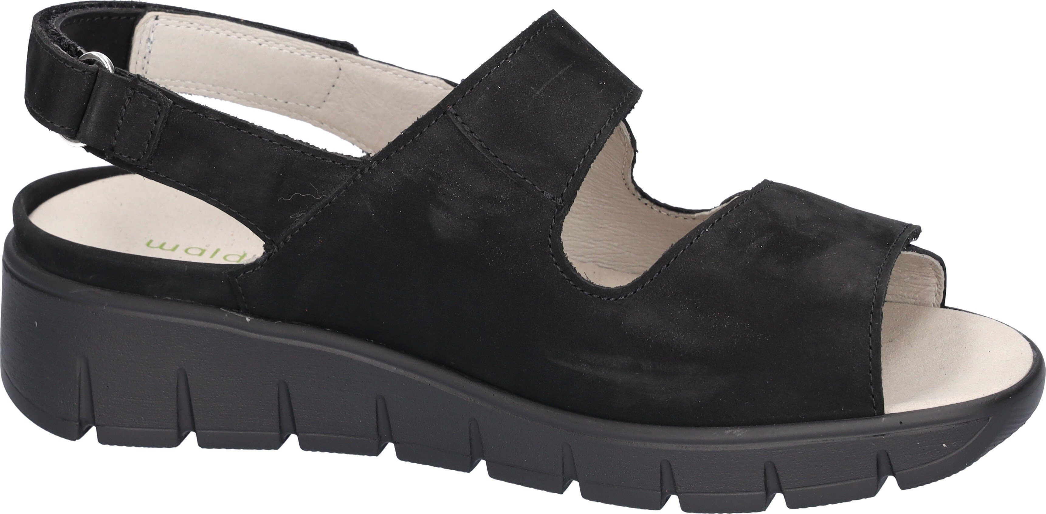 Waldläufer M-Wiola Sandale, Sommerschuh, Sandalette, Keilabsatz, in extraweiter Schuhweite M