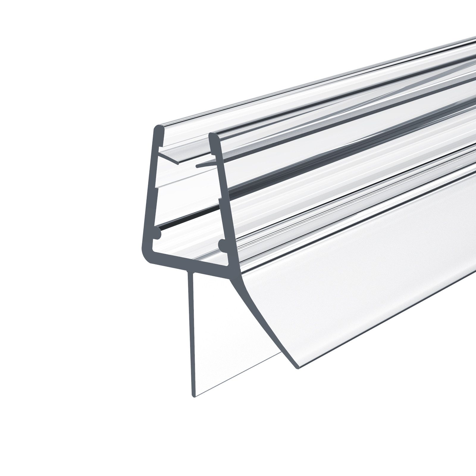 Duschdichtung Ersatzdichtung 60-80-100 cm Wasserabweiser für 4-6 mm Glas