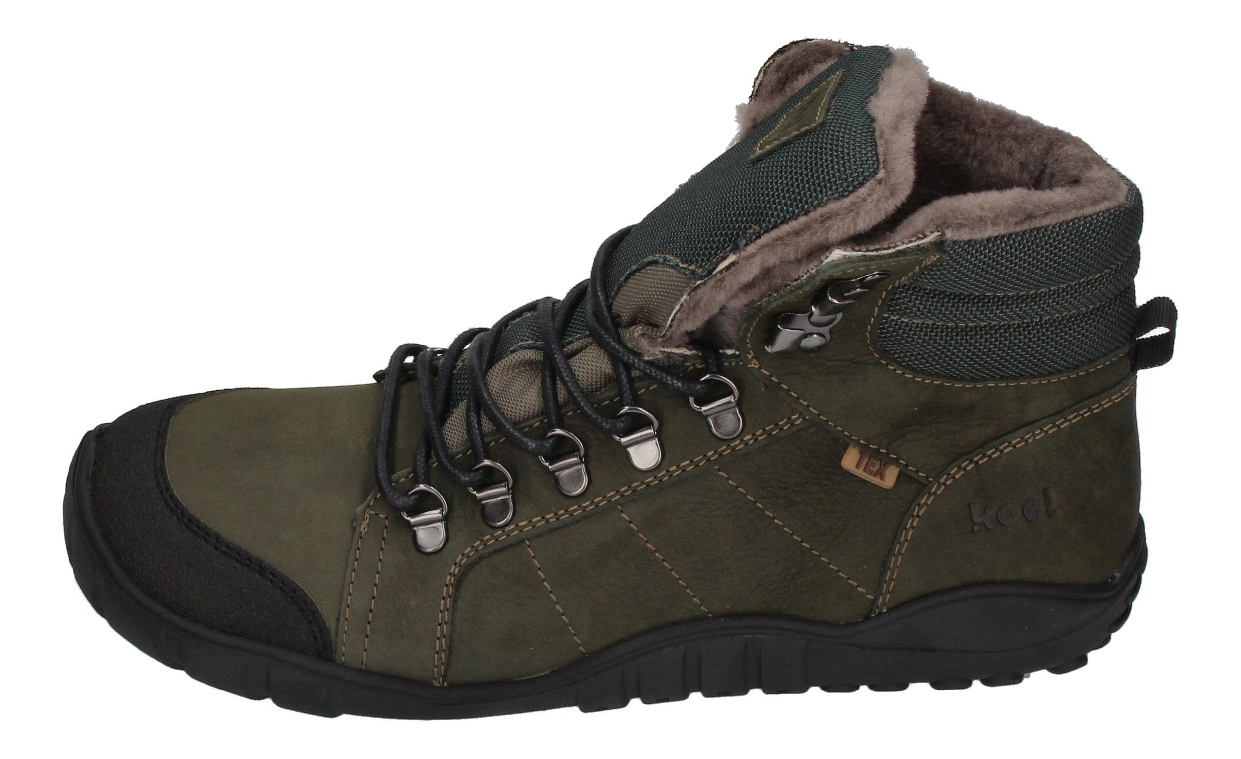 KOEL Paul Lambwool Barfußschuh Khaki günstig online kaufen