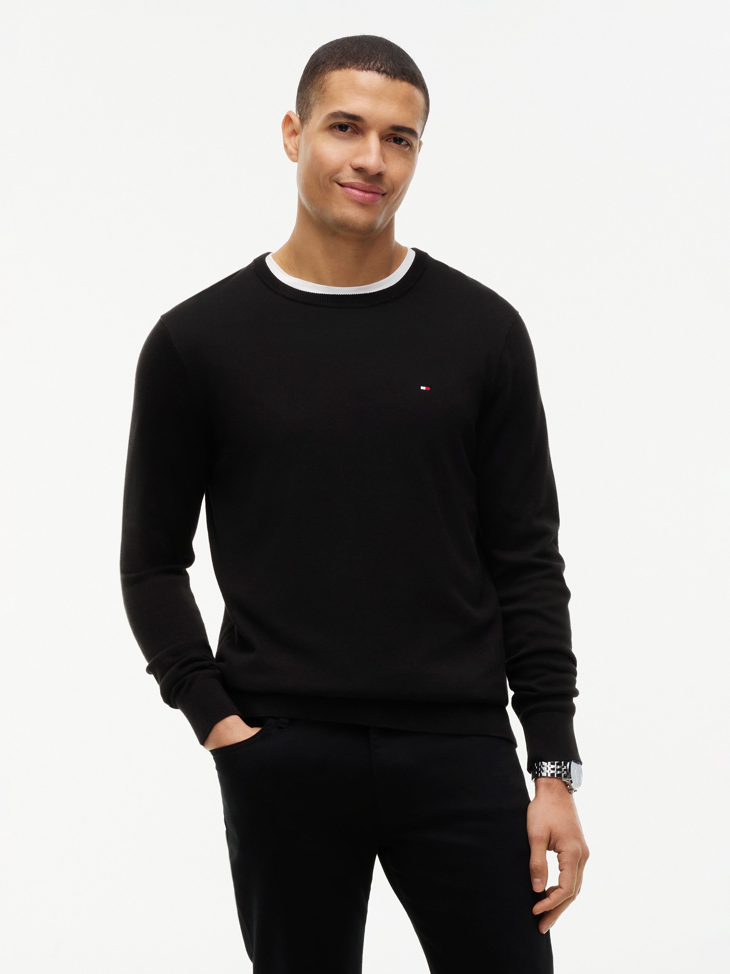 Rundhalspullover ESSENTIAL COTTON