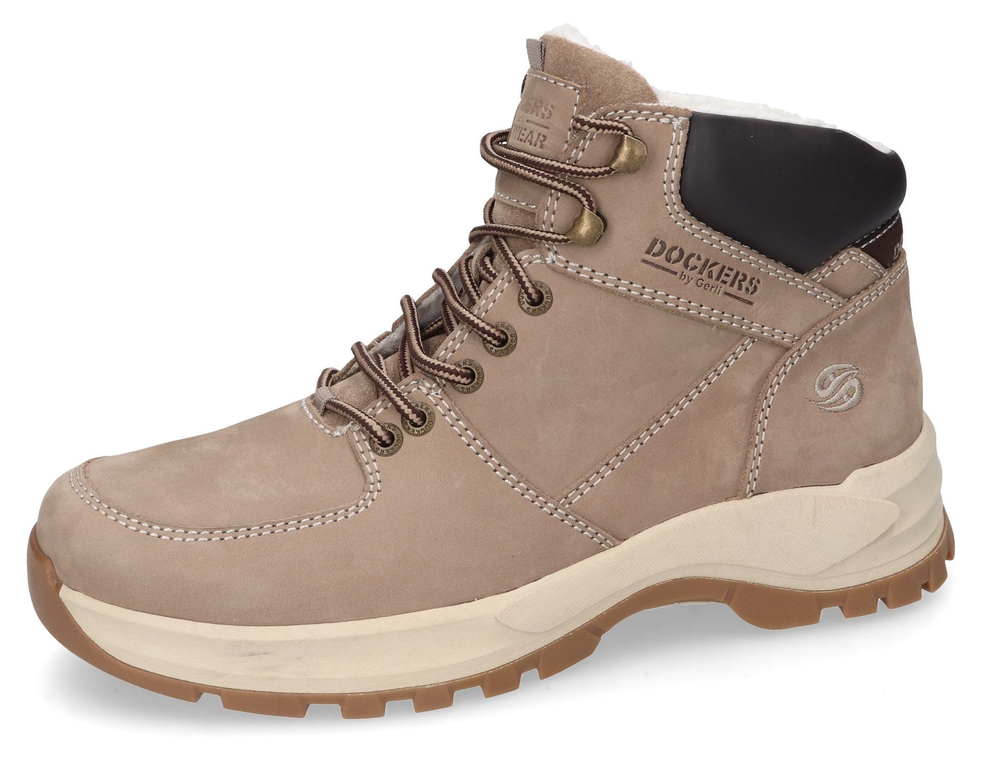 Dockers by Gerli Winterstiefel High Top Sneaker, Schnürboots mit weich gepo günstig online kaufen