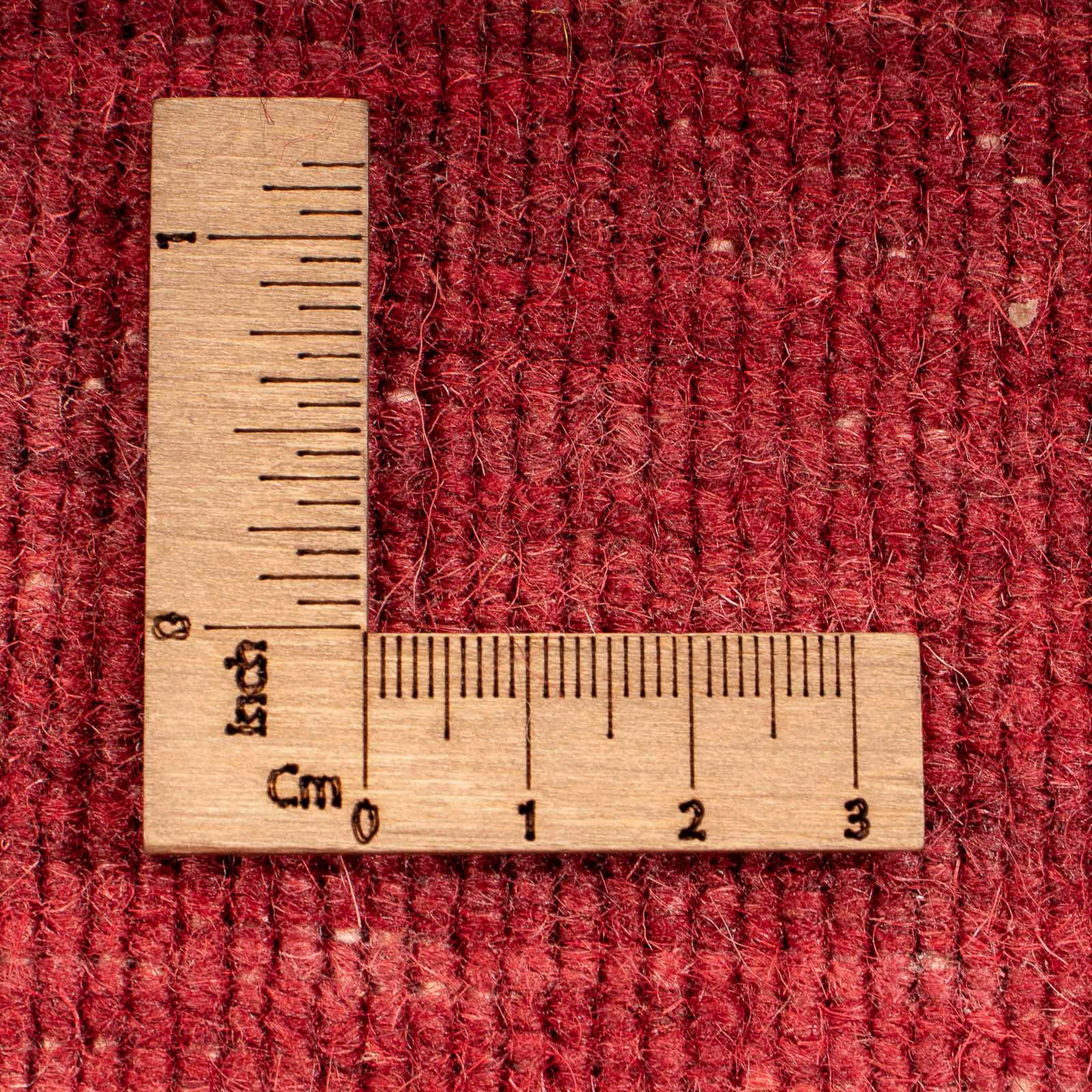 mm, Softy - Wollteppich x 170 Gabbeh rechteckig, Wohnzimmer, Loribaft cm dunkelrot, 12 - Höhe: 240 - morgenland, Einzelstück