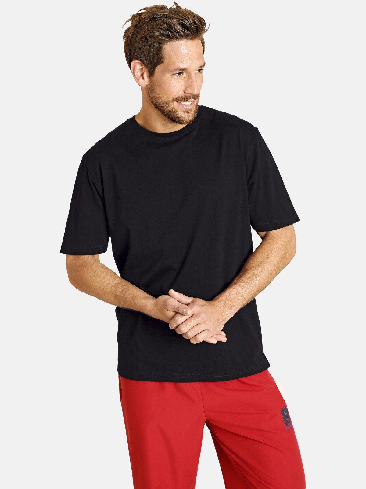 Jan Vanderstorm T-Shirt ERKE reine Baumwolle günstig online kaufen