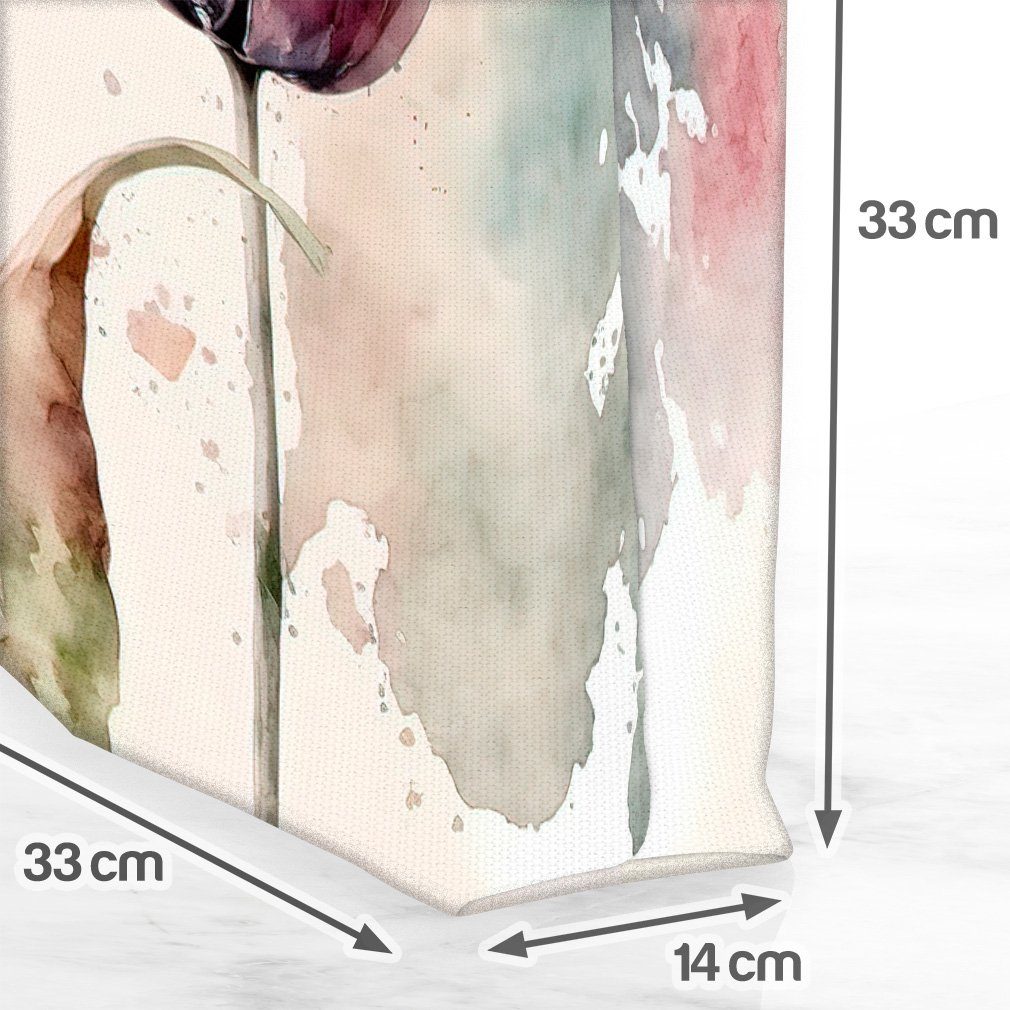 VOID Henkeltasche (1-tlg), Frühling Tulpen Ostern Tasche Einkaufstasche Geschenk Shopper Bag