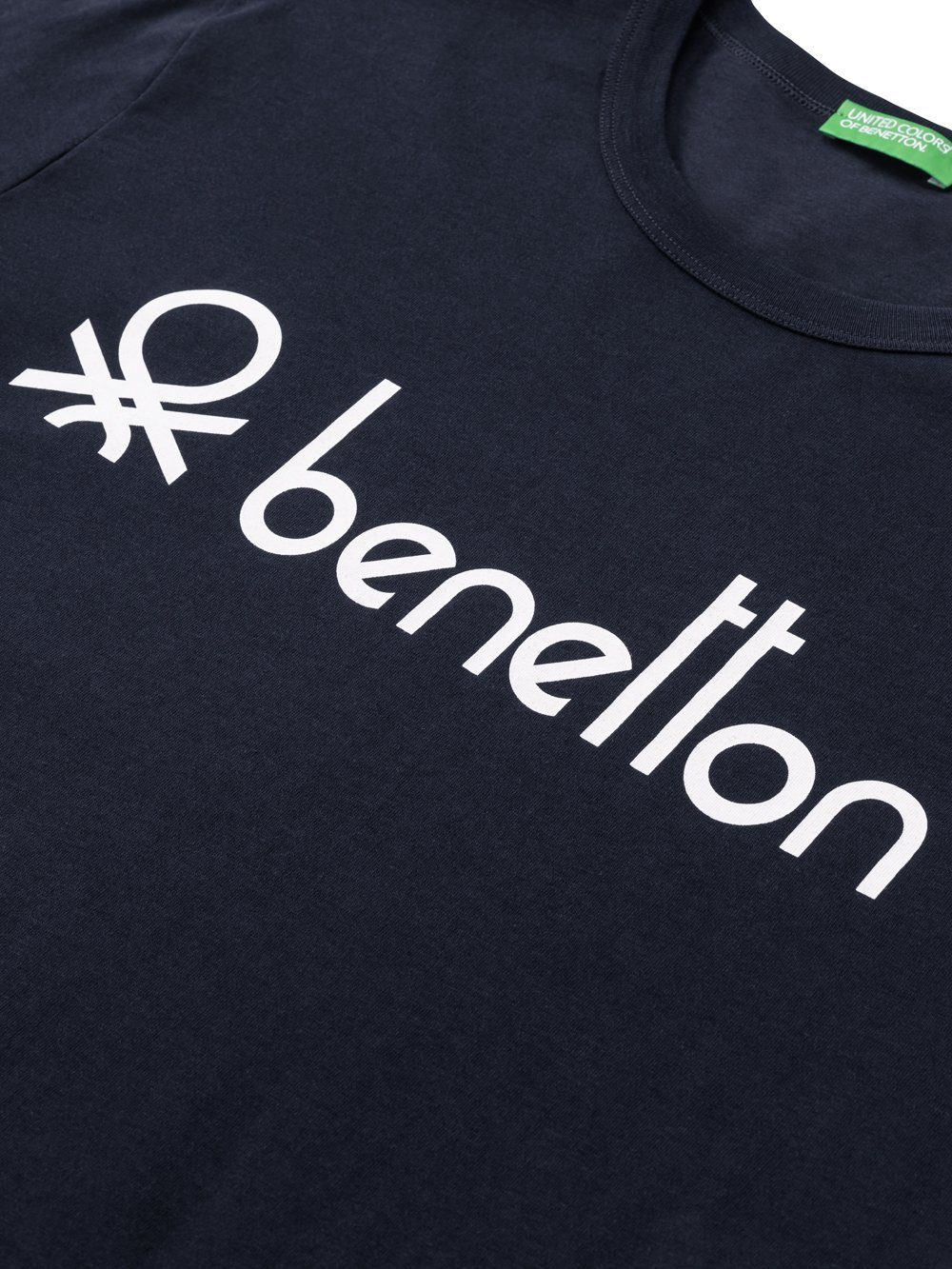 United of Baumwolle T-Shirt aus Benetton marine Colors