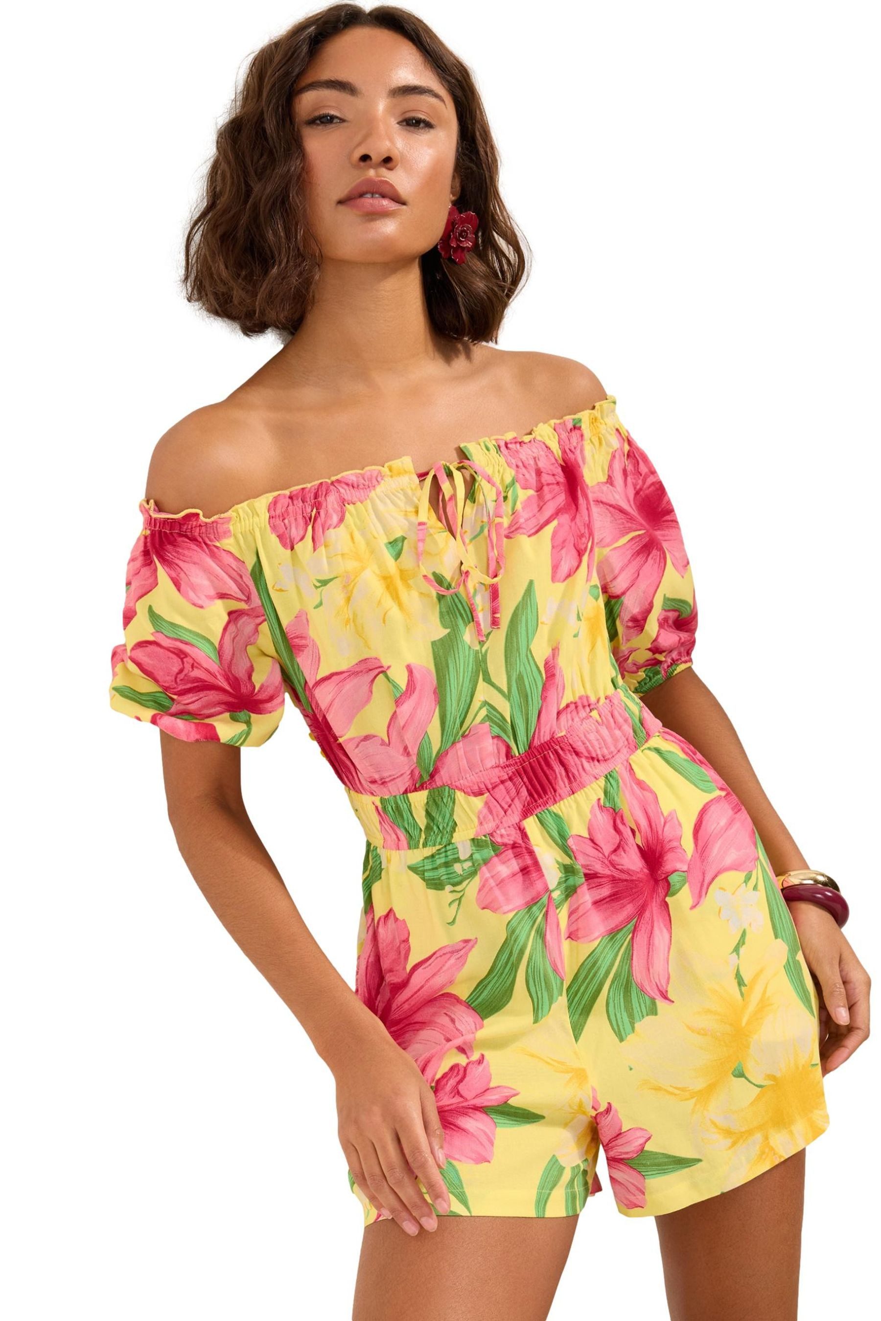 Friends Like These Playsuit Friends Like These Schulterfreier Playsuit (1-tlg)