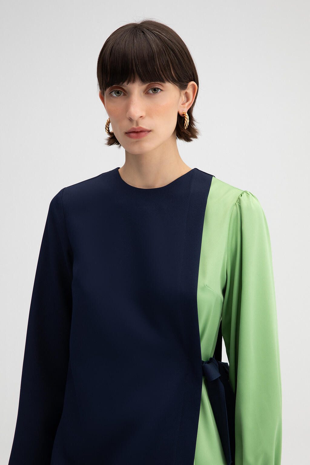 touche prive Maxikleid KONTRASTFARBIGES KLEID