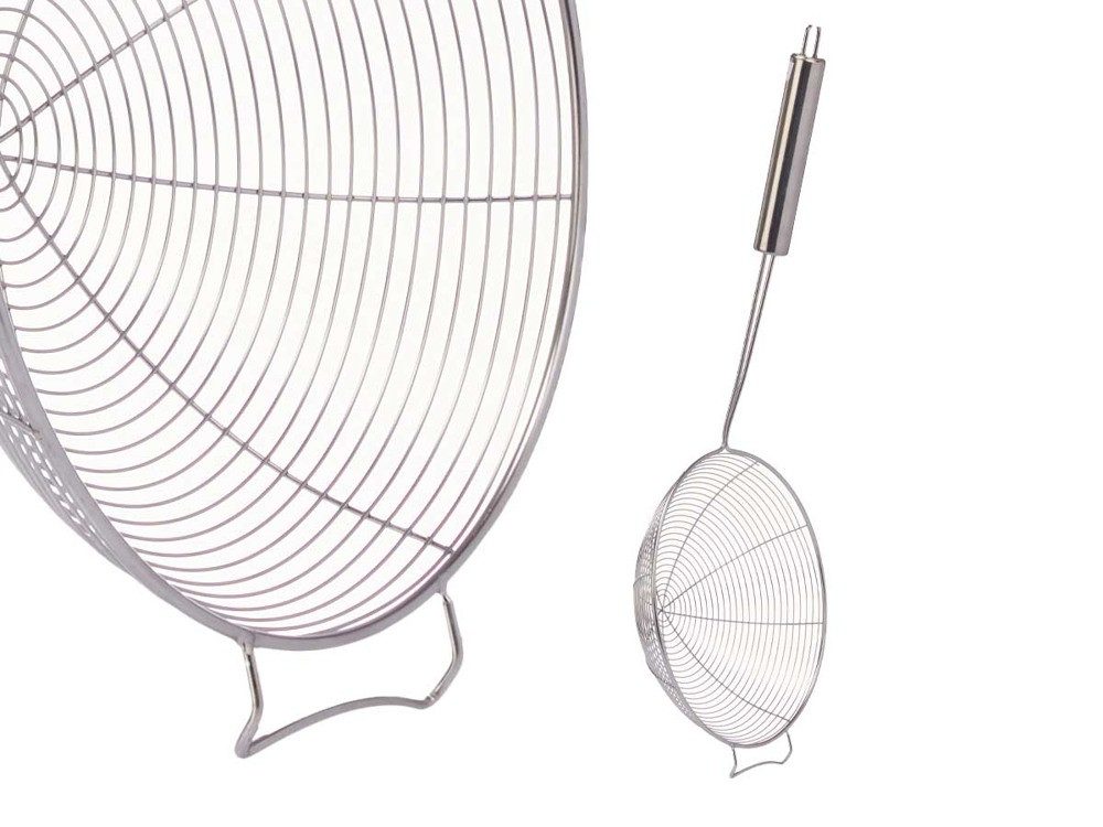 KINVARA Schaumlöffel Schaumkelle Schaumlöffel Edelstahl Schöpfkelle Sieblöffel Ø 19cm