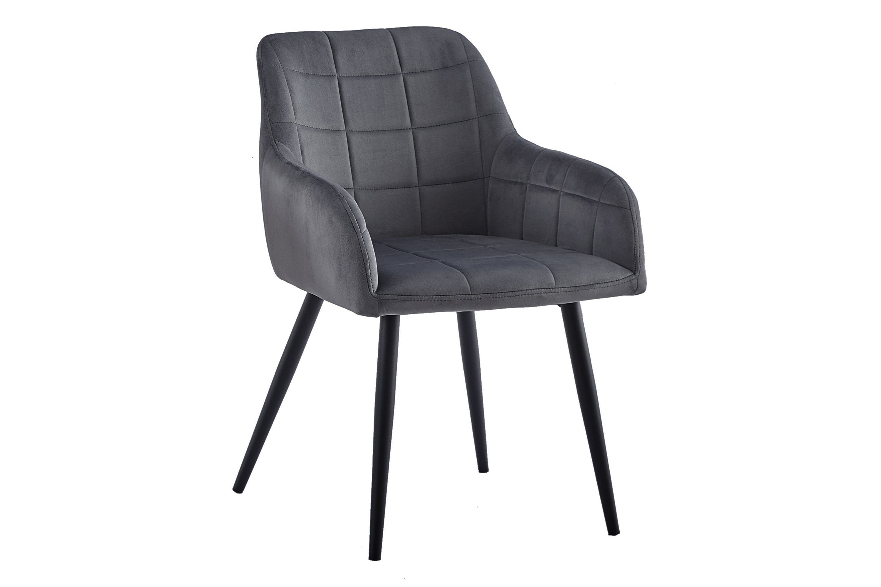SAM® Schalenstuhl Kai, trendiger skandinavischer Stil mit ergonomischer Sitzschale Anthrazit