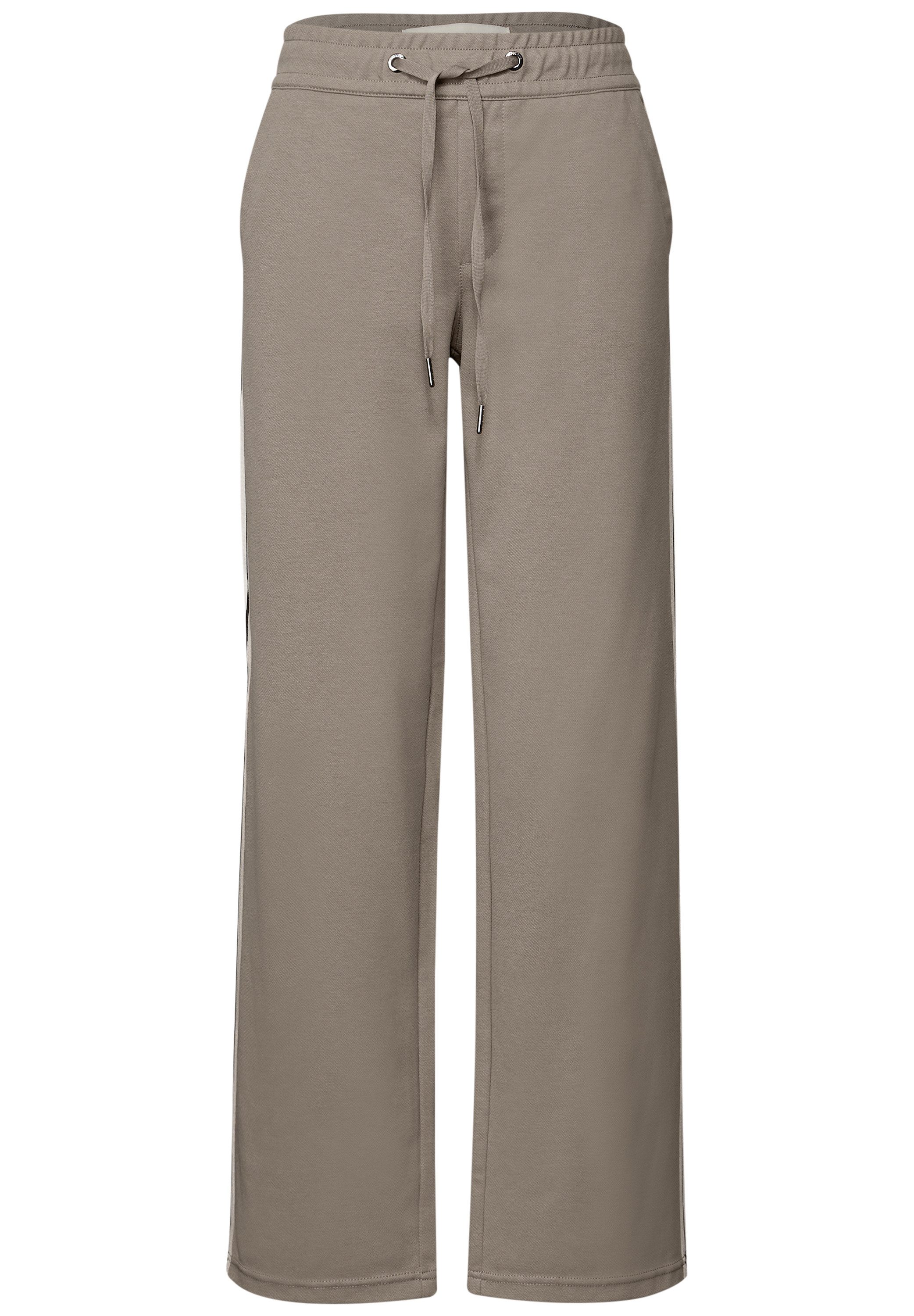 STREET ONE Schlupfhose Hose mit Gallonstreifen