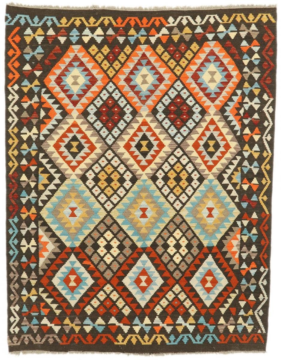 Orientteppich Kelim Afghan Heritage 156x200 Orientteppich, Trading, 3 Höhe: rechteckig, Nain Moderner mm Handgewebter
