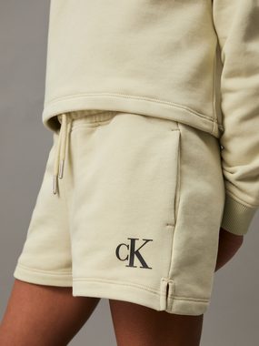 Calvin Klein Jeans Shirt & Shorts CK LOGO SWEATSHIRT SHORTS SET Kinder bis 16 Jahre