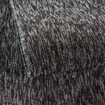 Teppich Kurzflor Teppich Neva Anthrazit, Teppich Boss, rund, Höhe: 7 mm