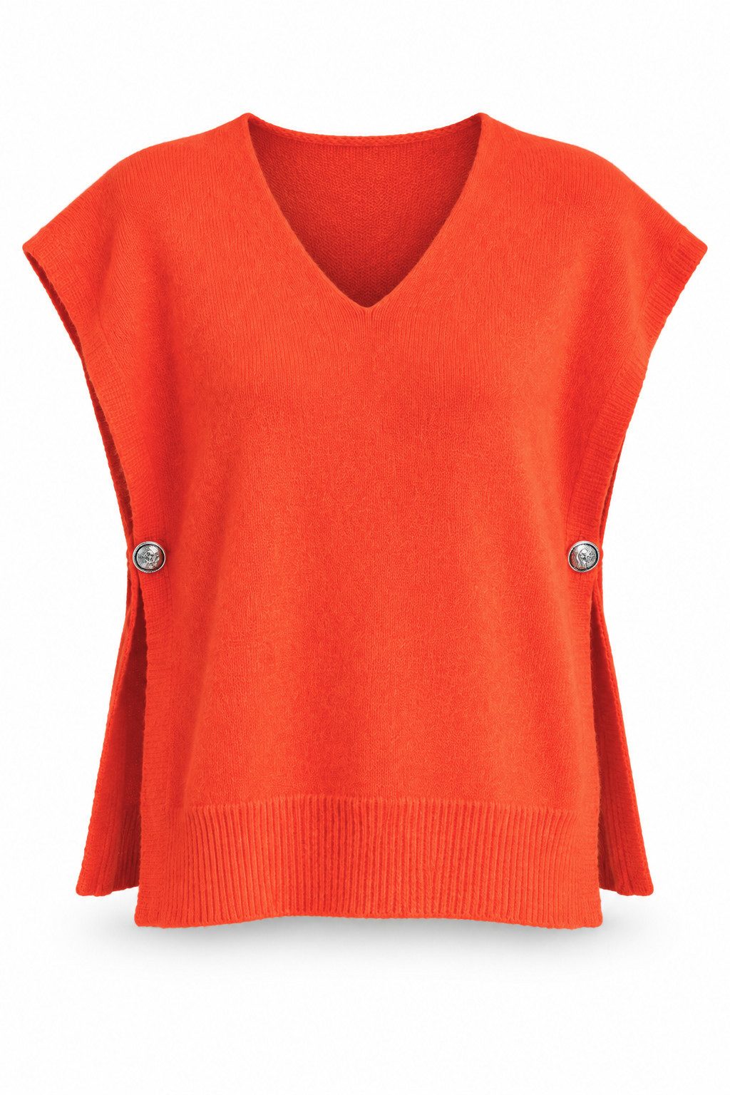 ITALY VIBES Pullunder - Weicher Viskose Pullunder mit V-Ausschnitt für Damen ONE SIZE - passend für Größen XS bis L