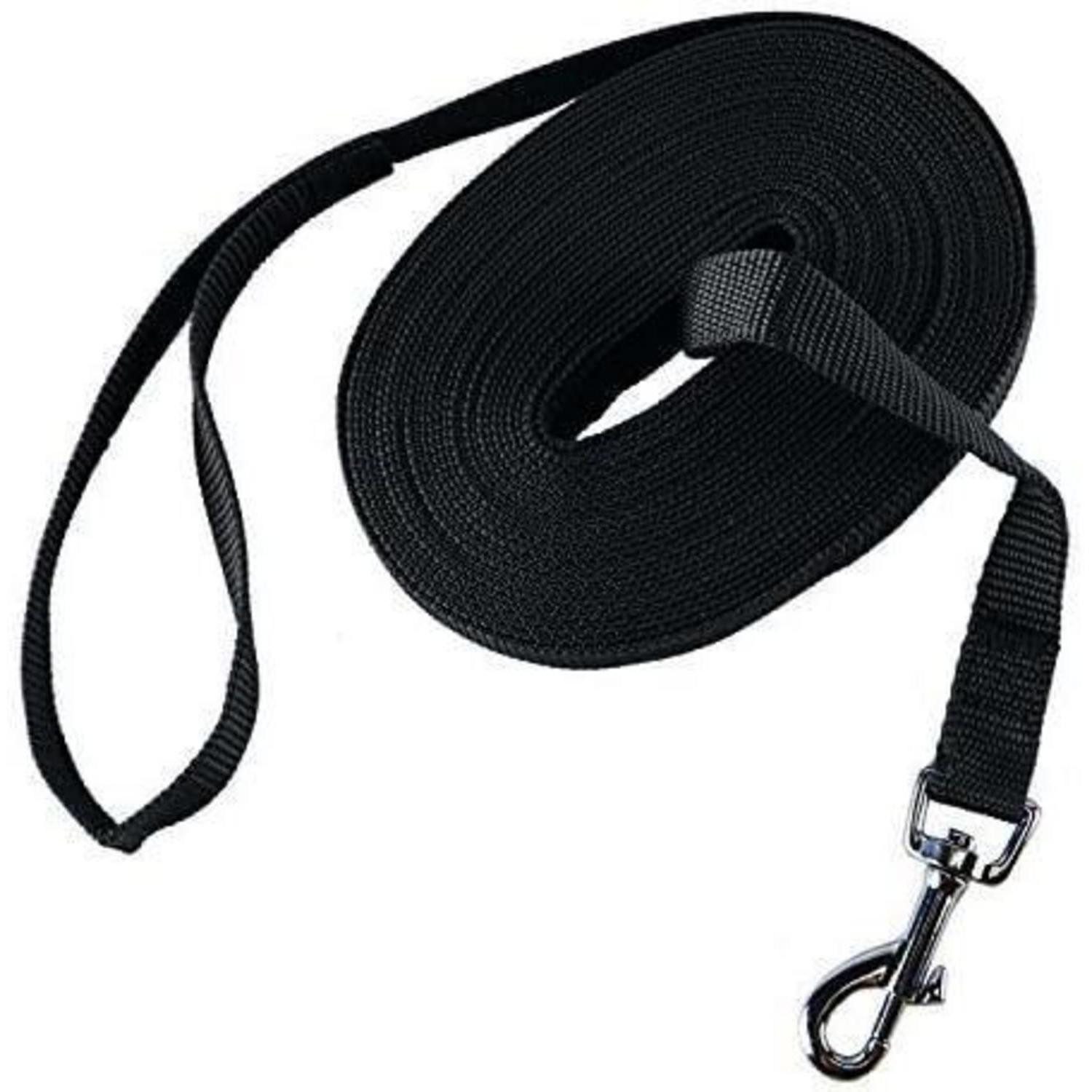 HAPPY HACHI Schleppleine Schleppleine für Hunde 15m Nylon Hundeleine trainingsleine mit