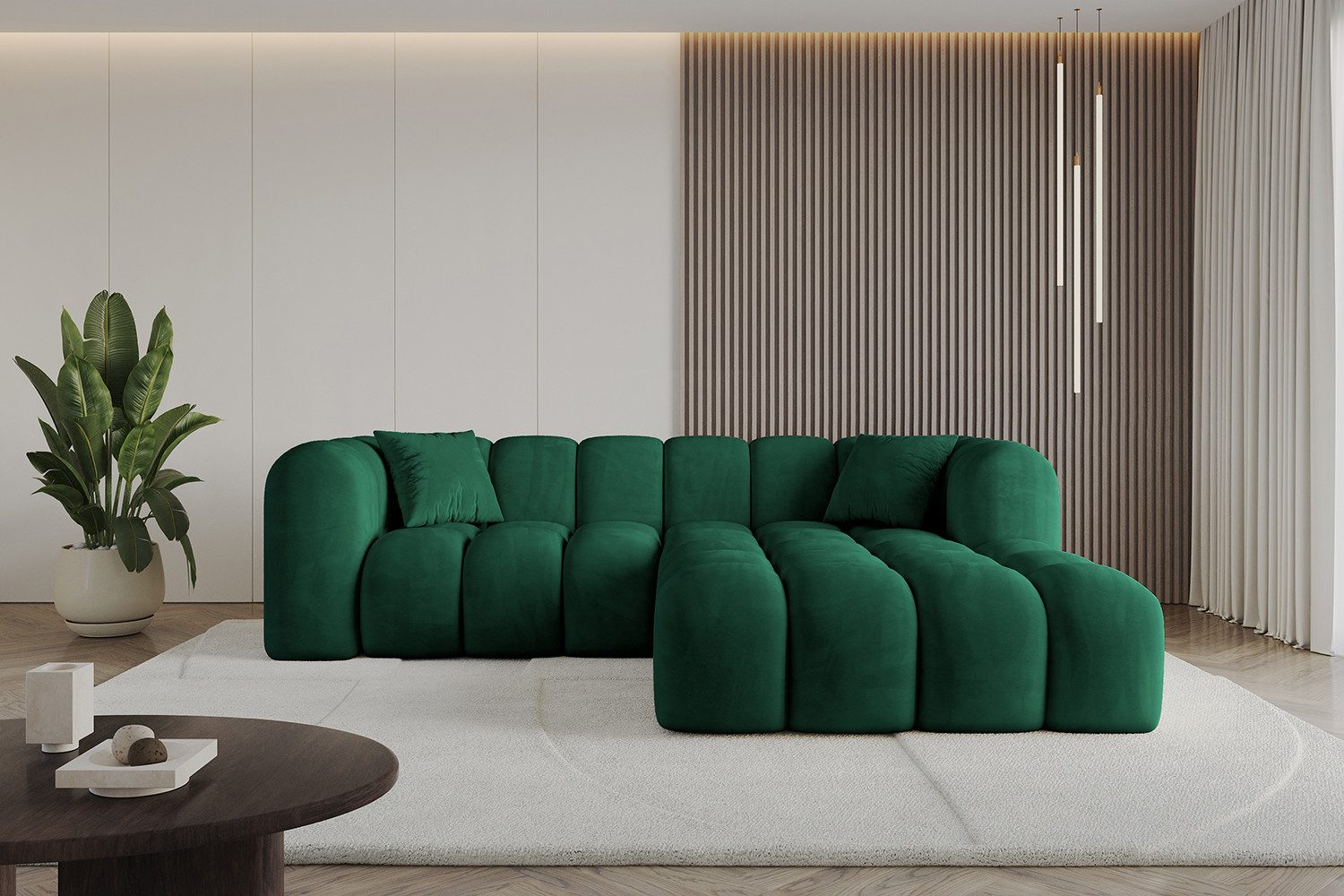 ALTDECOR Ecksofa OLEA-L1, Sofa Praktische Bequeme Funktionsecke Couch L-Form Eckcouch, Corner Sofa L-Form Vielseitige Sofa Wohnlandschaft Wohnzimmer