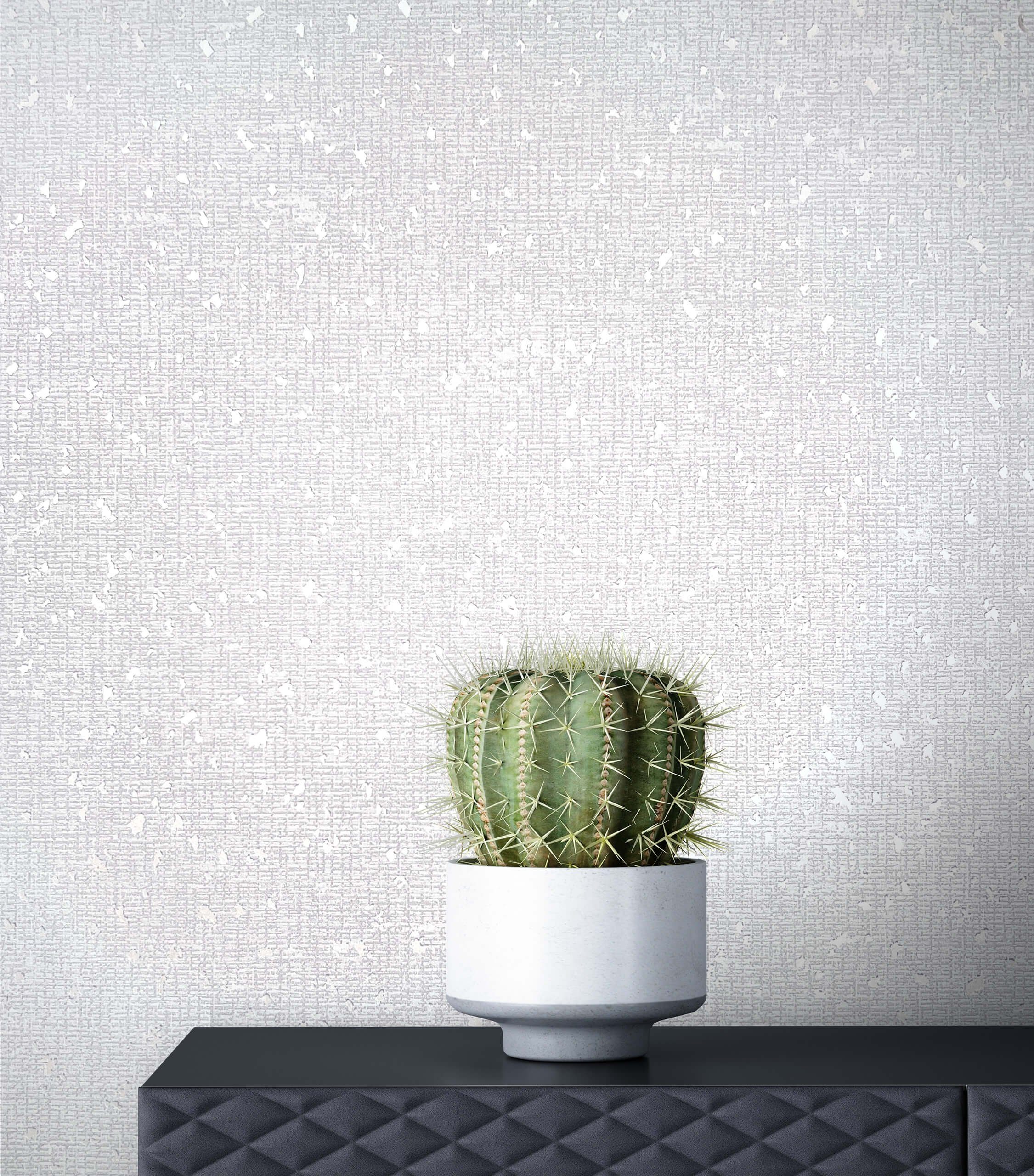 Newroom Vliestapete Nea Gray Tapete Metallic Leicht Glänzend,Einfarbig,Floc günstig online kaufen