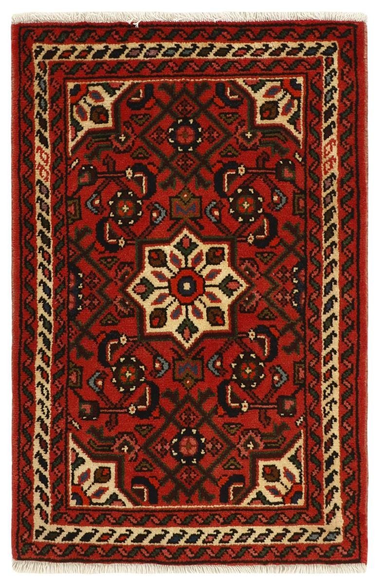 Orientteppich Hosseinabad Orientteppich rechteckig, Perserteppich, 12 66x101 Höhe: Nain mm Trading, Handgeknüpfter 