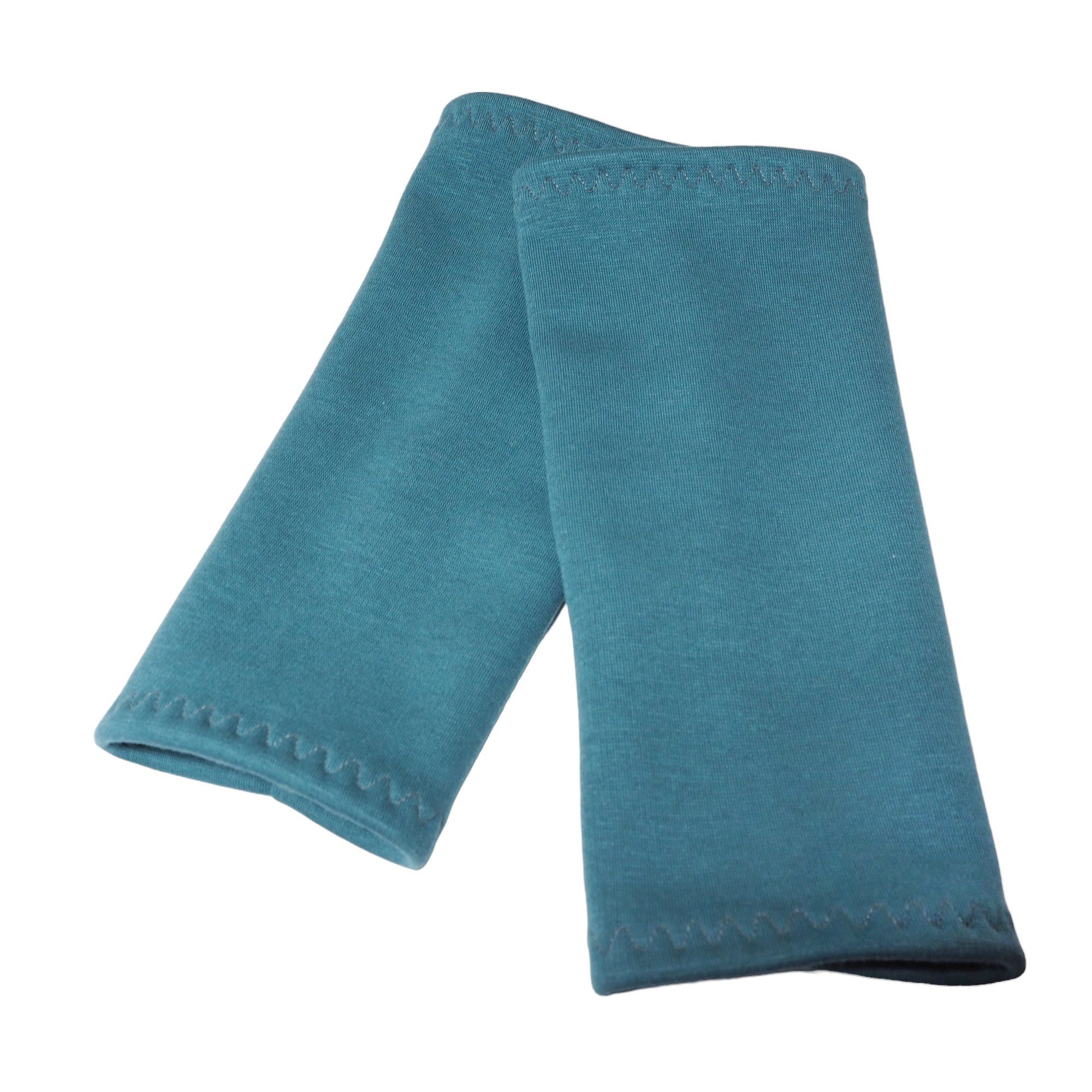 Britta Meier Armstulpen Konisch gearbeitete Pulswärmer aus kuscheligen Alpen-Fleece Uni-Farben Pulswärmer, Gelenkwärmer, Armstulpen