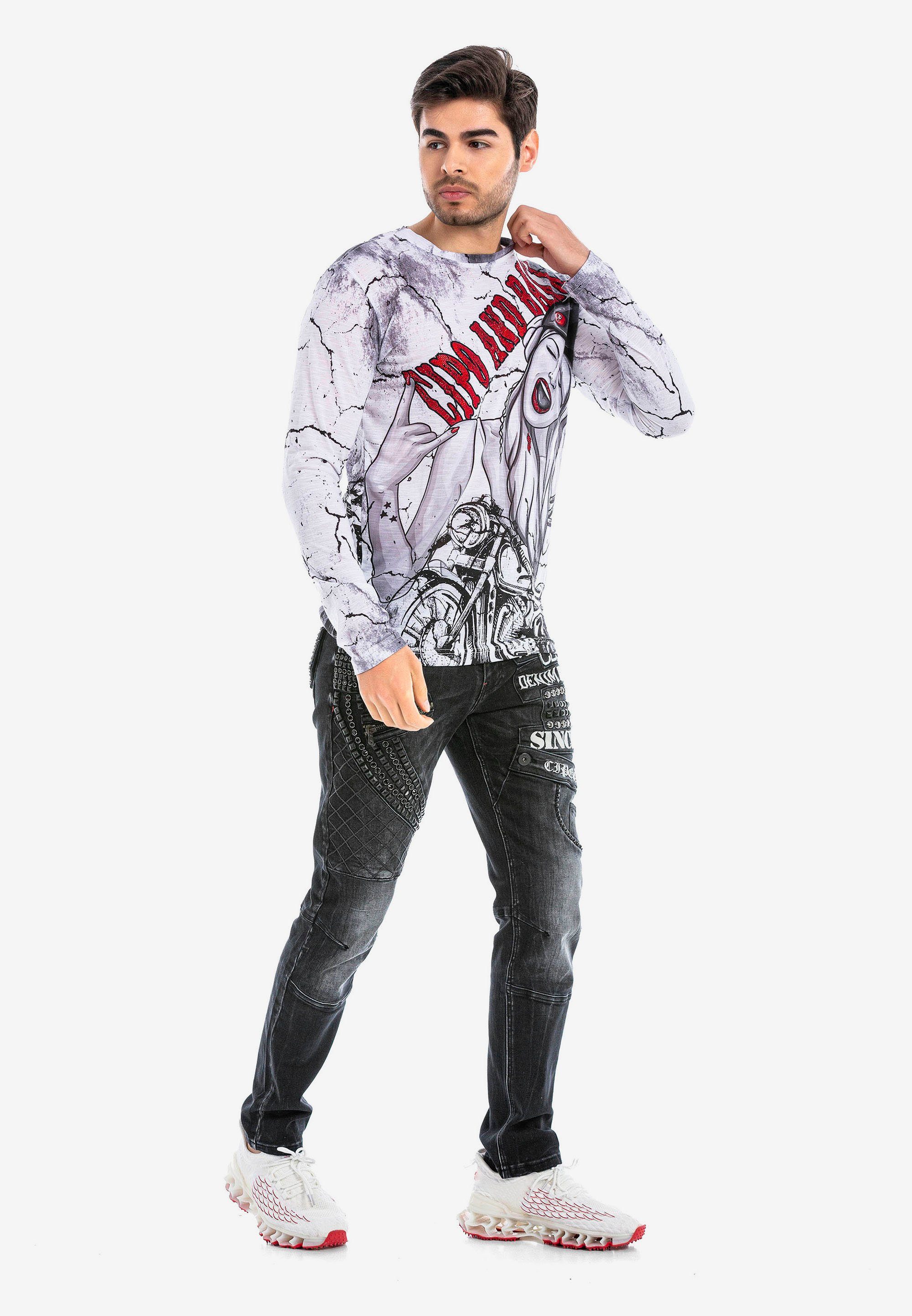 Cipo & coolen Baxx Nieten mit Slim-fit-Jeans