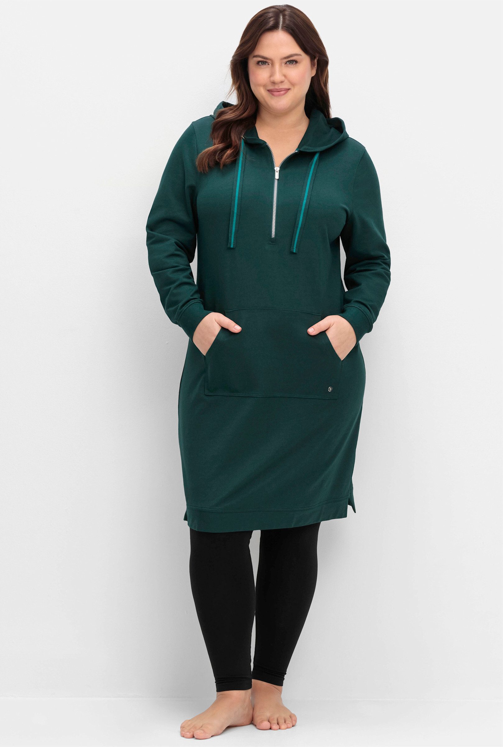 Sheego T-Shirt Sweatkleid günstig online kaufen