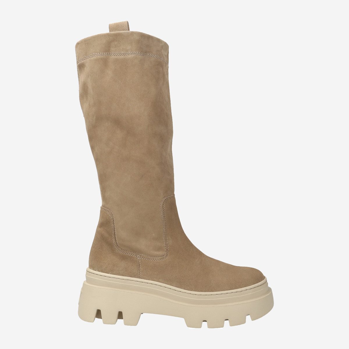Paul Green 9142-002, Stiefel in Beige für Damen Stiefel