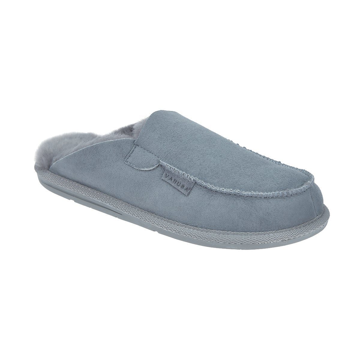 Vanuba AWASSI Herren Hausschuh Echtleder Hüttenschuhe/Winter-Hausschuhe/Gefüttert