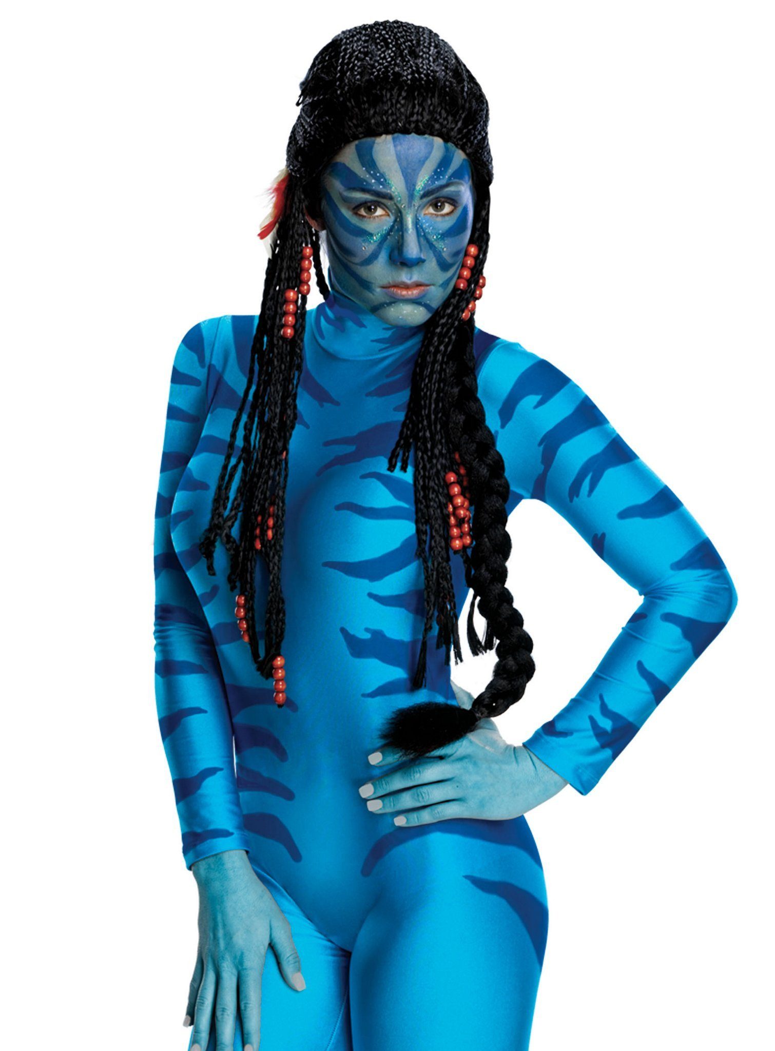 Rubie´s Kostüm Avatar Neytiri Perücke, Original lizenzierte Perücke aus  James Camerons Avatar