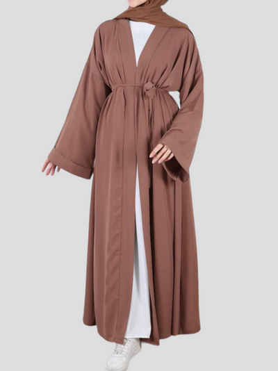 Aymasal Maxikleid Kimono Hafsa Abaya Kaftan Cardigan islamische Kleidung Gebetskleidung