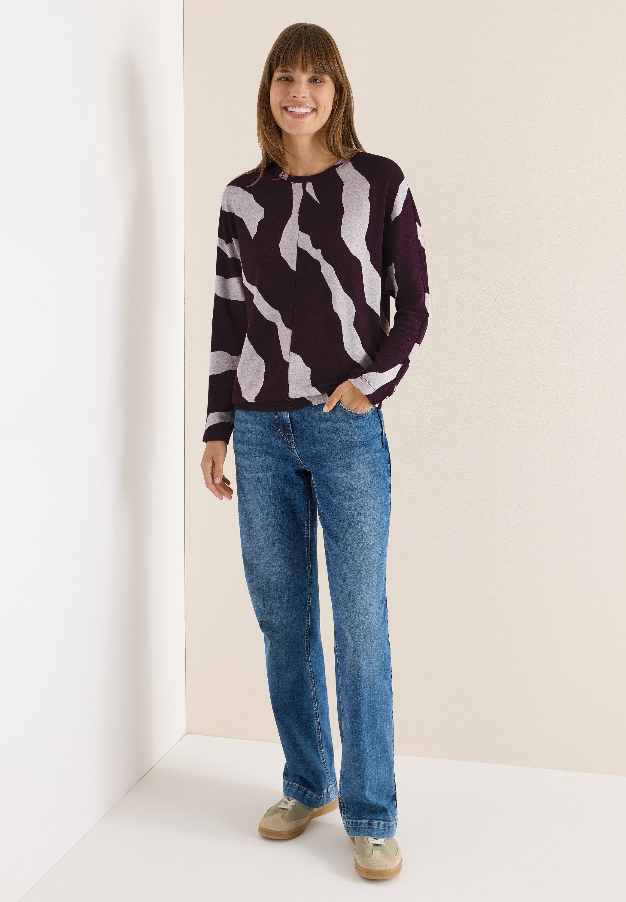 CECIL Langarmshirt soft