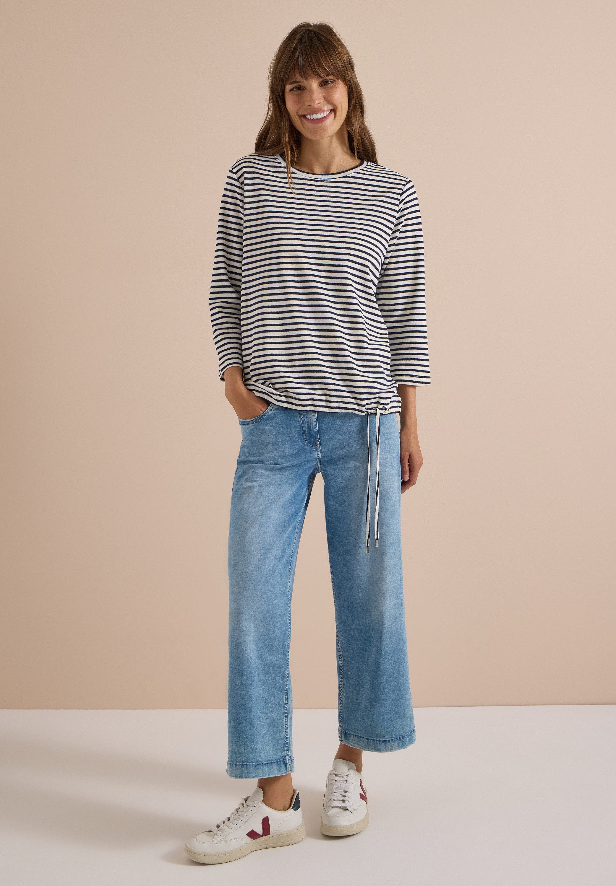 CECIL 3/4-Arm-Shirt aus reiner Baumwolle – Bild 3 von 5