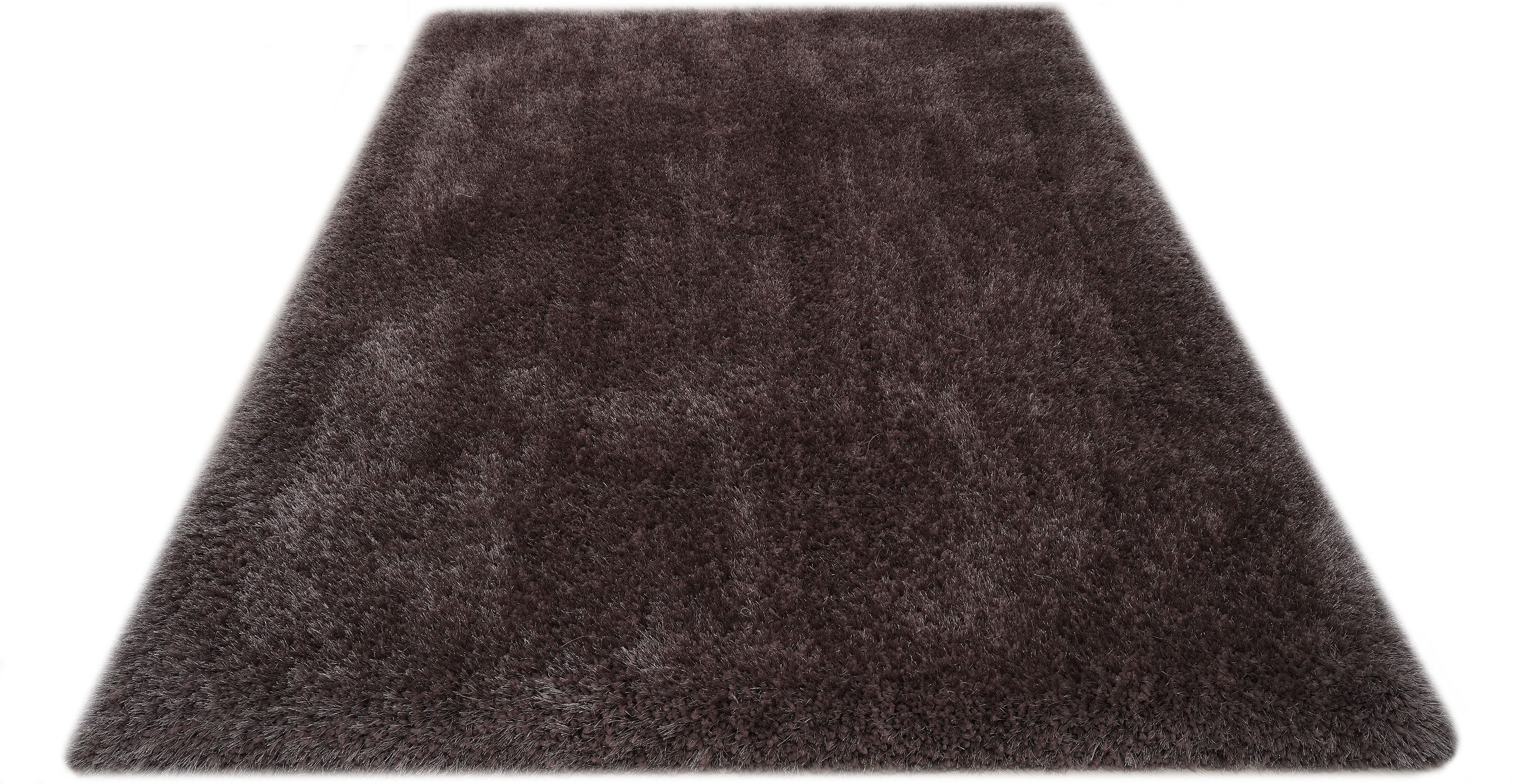 OTTO home Hochflor-Teppich Micro exclusiv Teppich, sehr hoher Flor, weich durch Mikrofaser, rechteckig, Höhe: 78 mm, sehr weich, flauschig, uni, Wohnzimmer, Schlafzimmer, Kinderzimmer