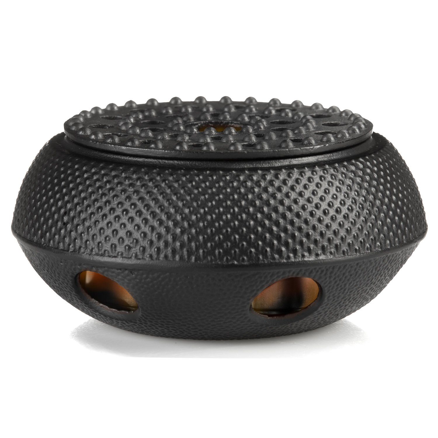 Dimono Teekanne DIMONO Traditionelle Teekanne Gusseisen mit Teebecher&Teekannenwärmer, (Traditionelles Tee-Set), Emaille