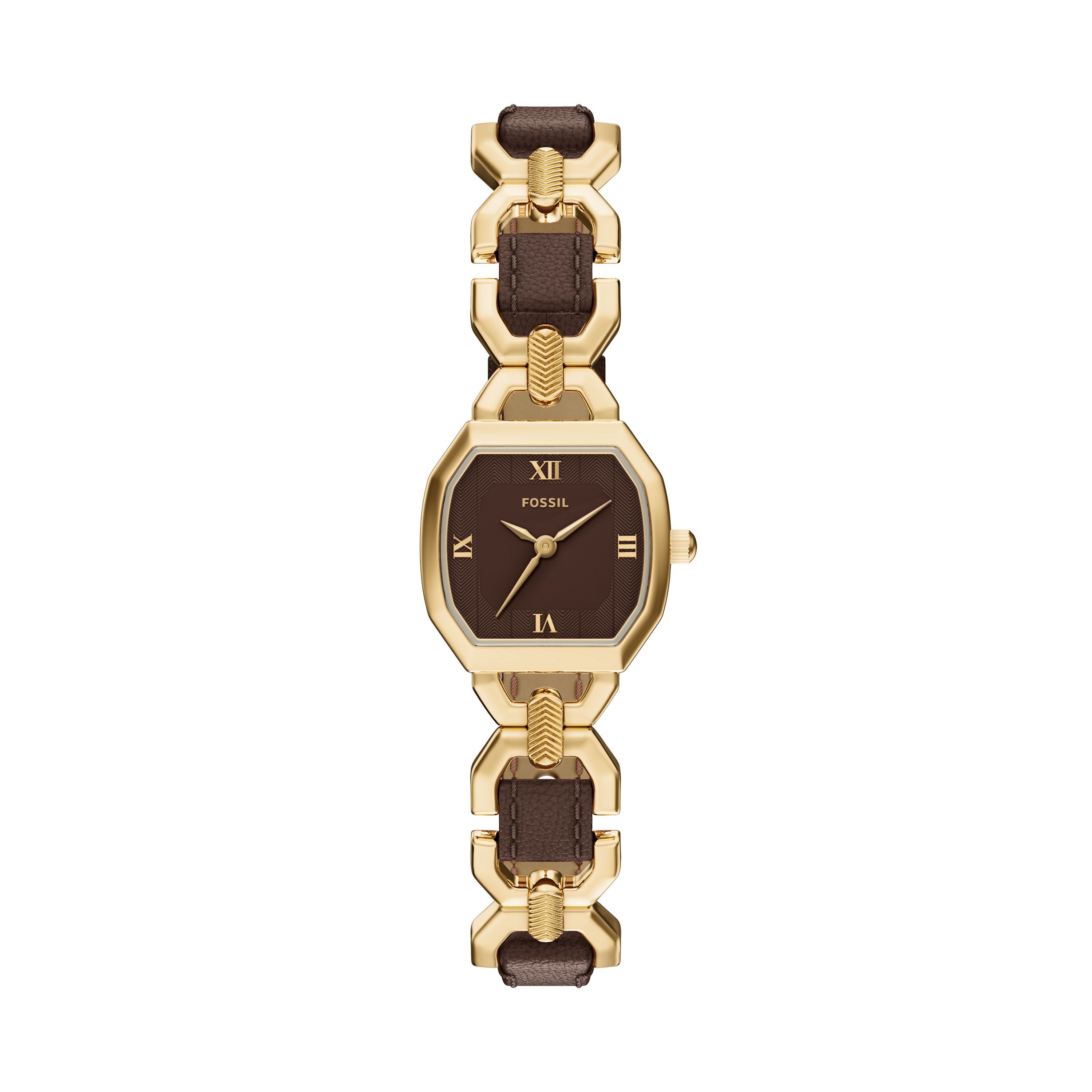 Fossil Quarzuhr Harlow ES5497, Armbanduhr, analog