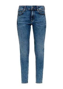 QS 5-Pocket-Jeans mit Washed-Optik