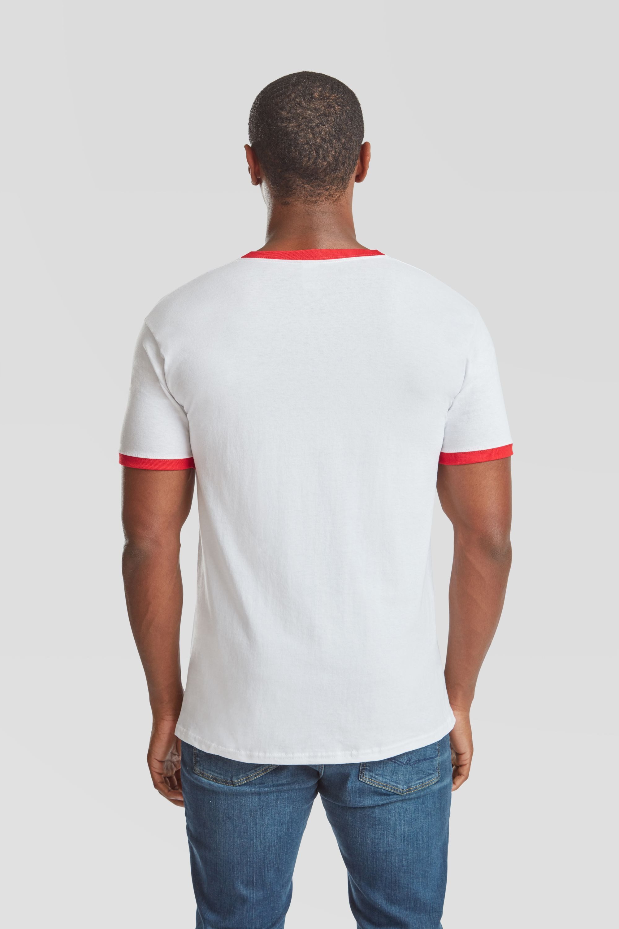 Fruit of the Loom Rundhalsshirt Fruit of the Loom Valueweight Ringer T – Bild 5 von 5