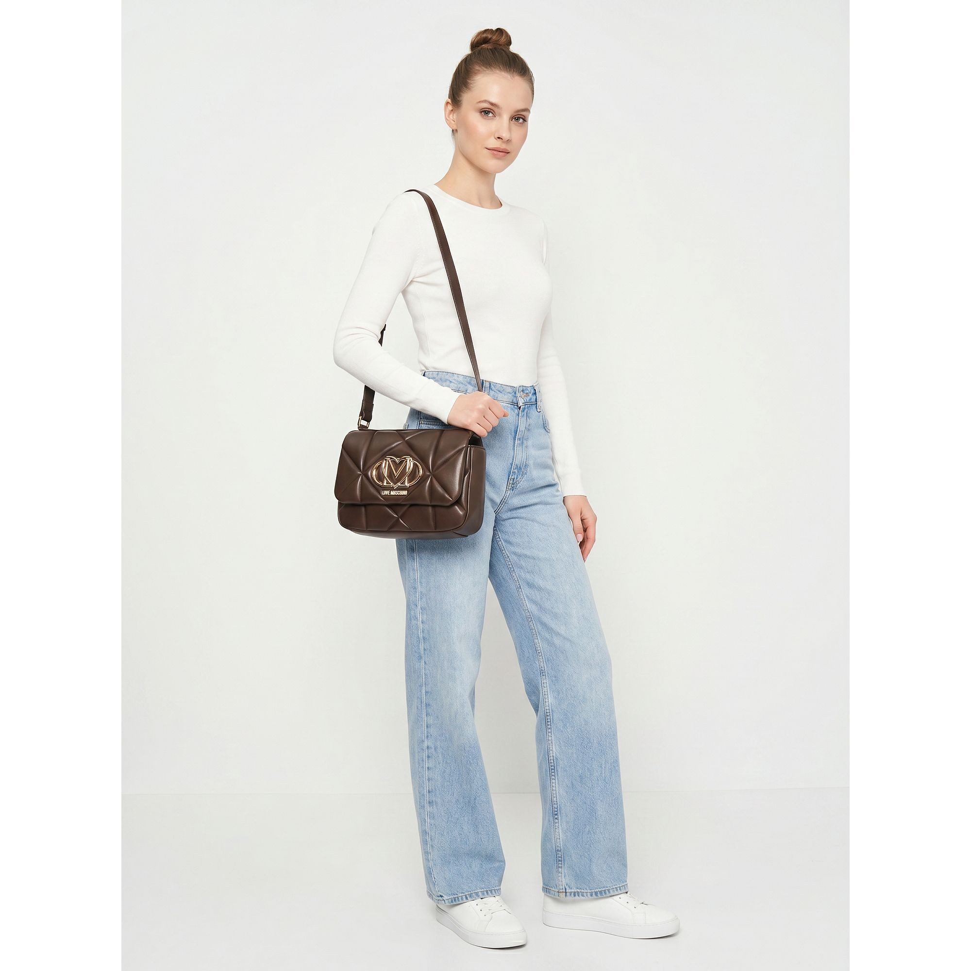 LOVE MOSCHINO Schultertasche, Polyurethan
