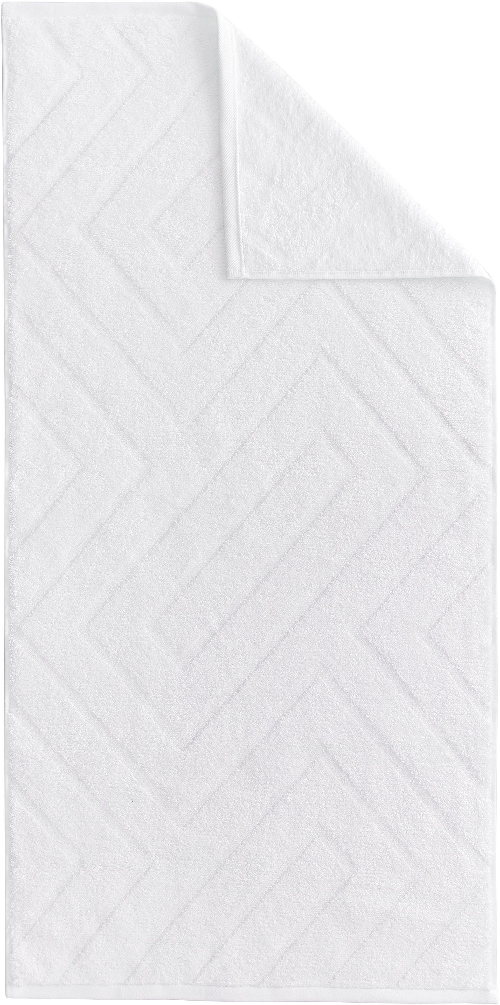 Dyckhoff Handtuch Set City Lights, Walkfrottier (Set, 6-St), 4 Handtücher (50x100cm), 2 Duschtücher (70x140cm)