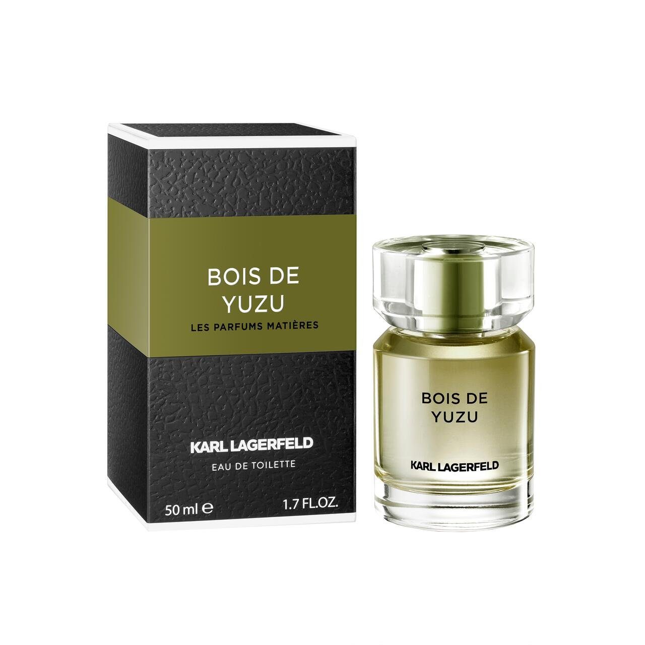 KARL LAGERFELD Eau de Toilette Les Parfums Matières Bois de Yuzu EdT Vapo, Herrenduft, frisch, zitrisch